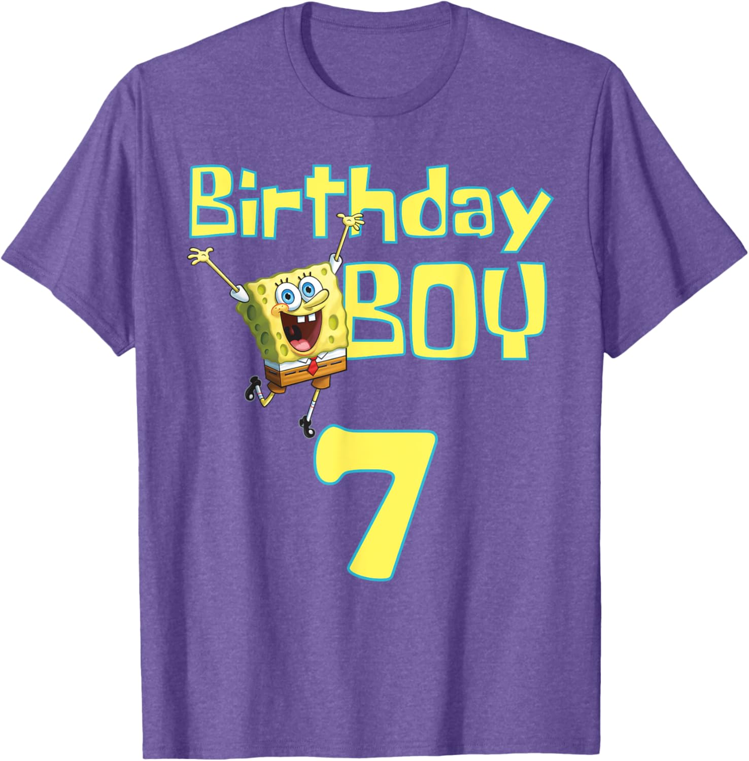 SpongeBob SquarePants Birthday Boy 7 T-Shirt for Fun Celebrations - 6