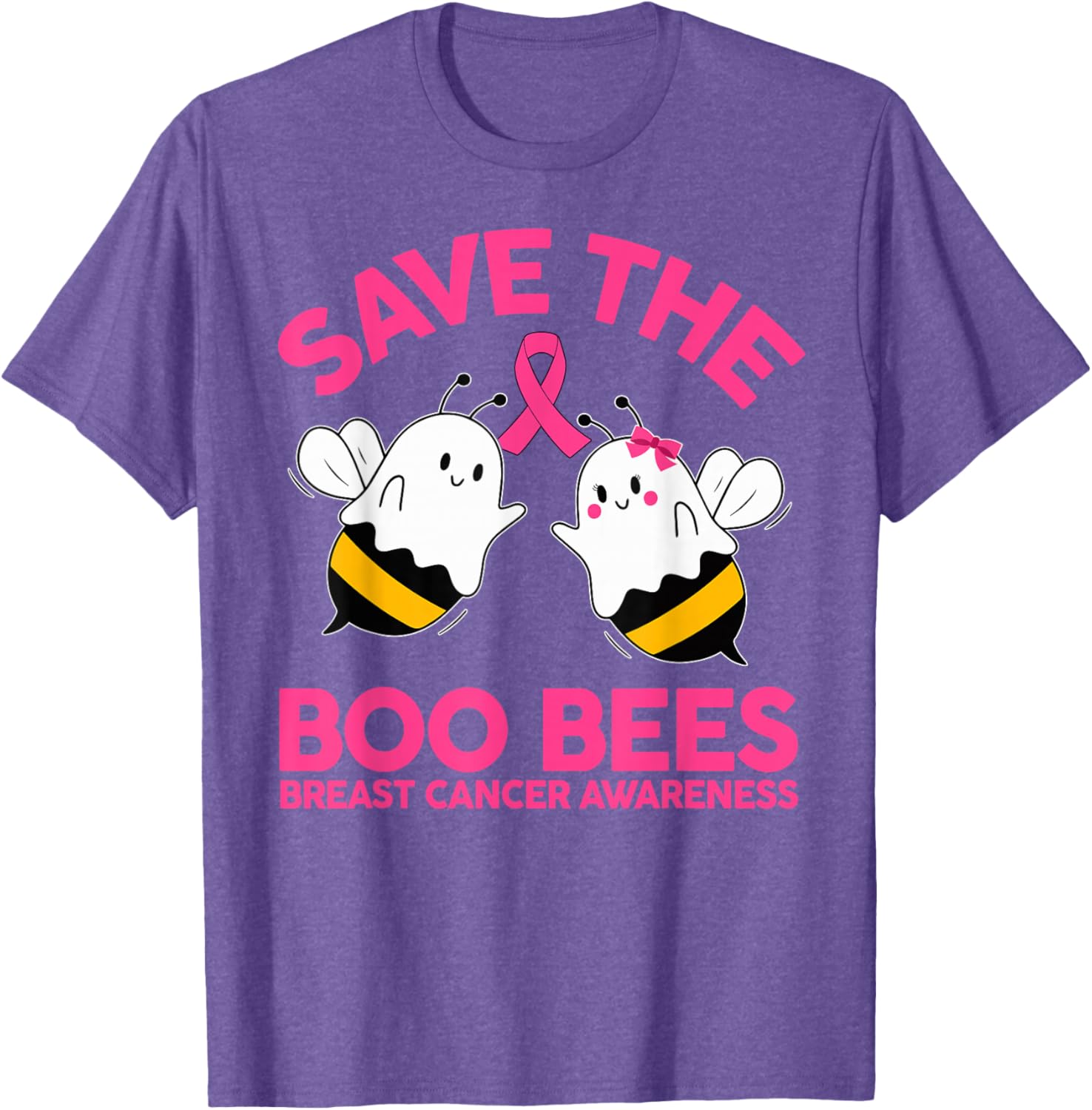 Save The Boobees Breast Cancer Halloween T-Shirt for Women - 20