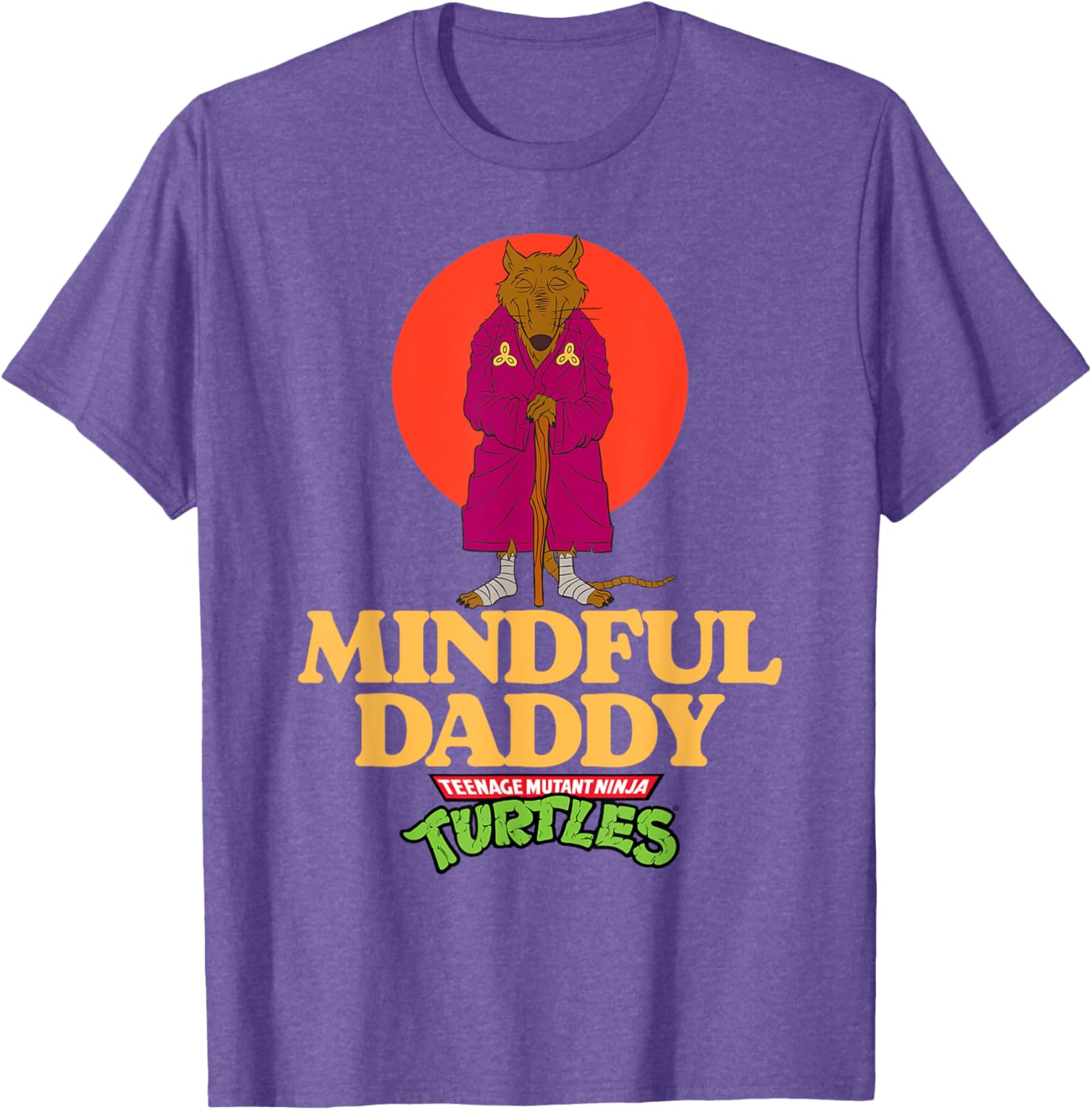 Mindful Daddy Splinter TMNT Father's Day T-Shirt for Super Dads - 20