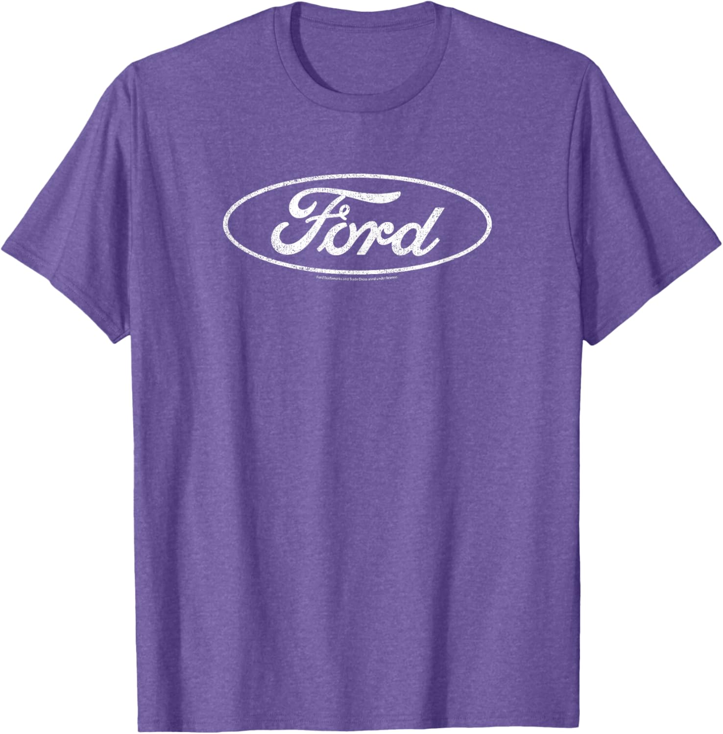 Ford Distressed White Oval Logo T-Shirt for Casual Style and Comfort - 13