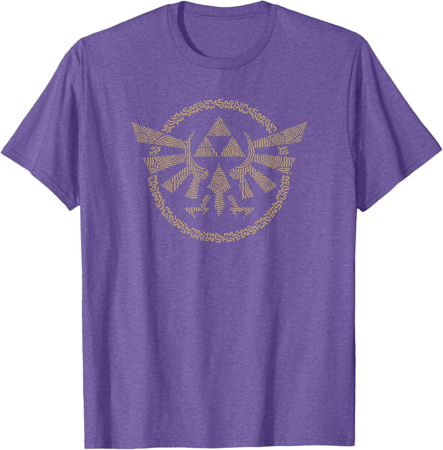 Legend of Zelda Tears of the Kingdom Hyrule Badge T-Shirt for Gamers - 7
