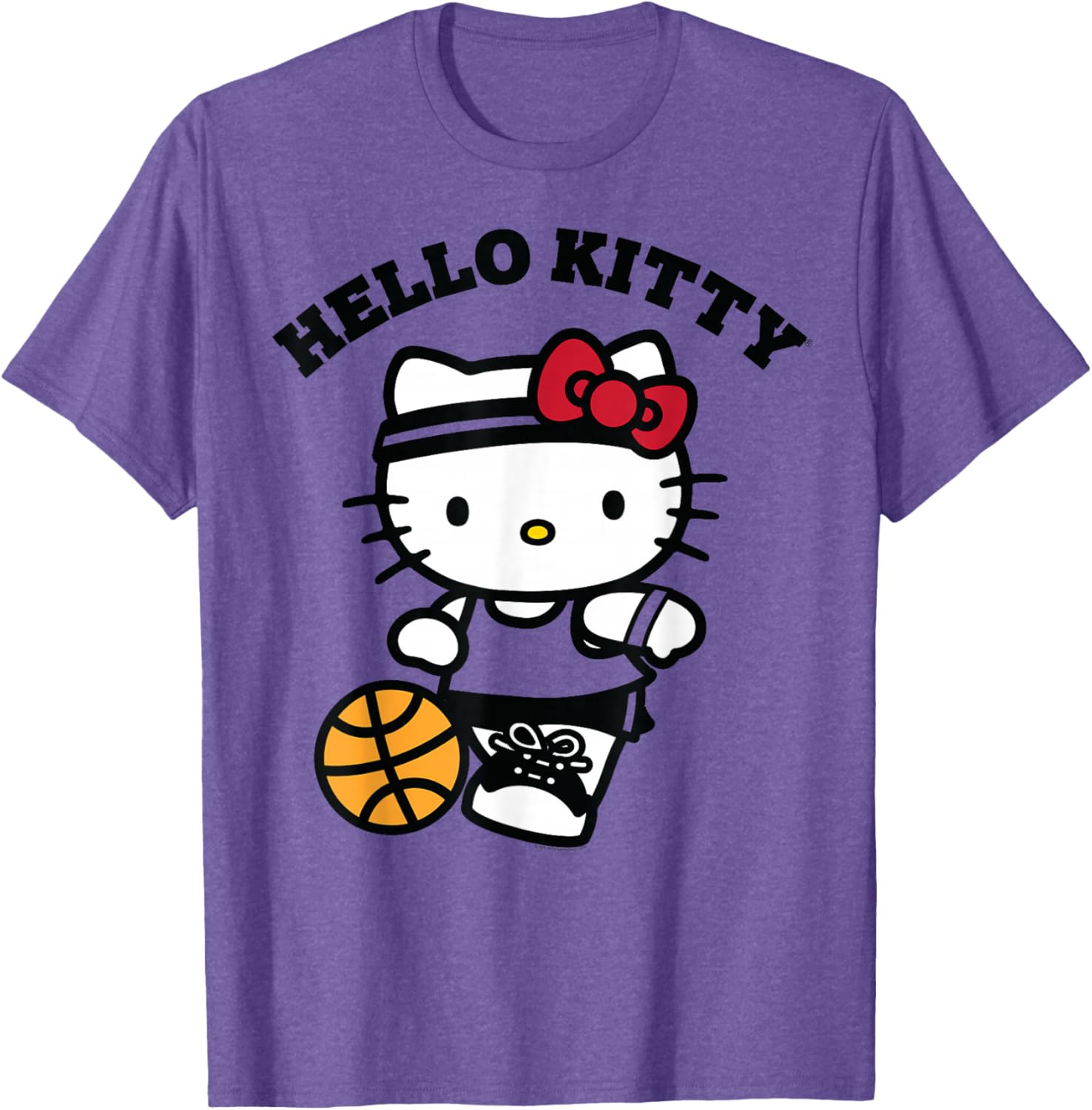 Hello Kitty Unisex Kids Basketball T-Shirt in Blue - Small Size - 9