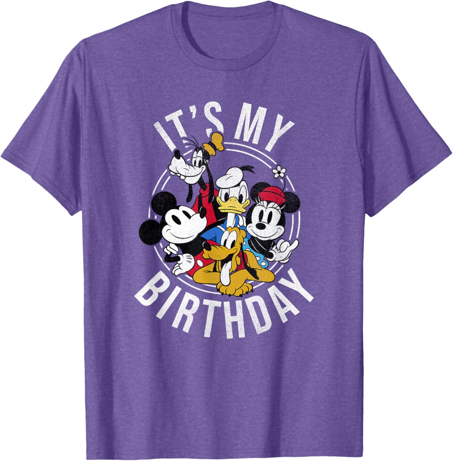 Disney Mickey and Friends Birthday Group T-Shirt for Kids and Adults - 9
