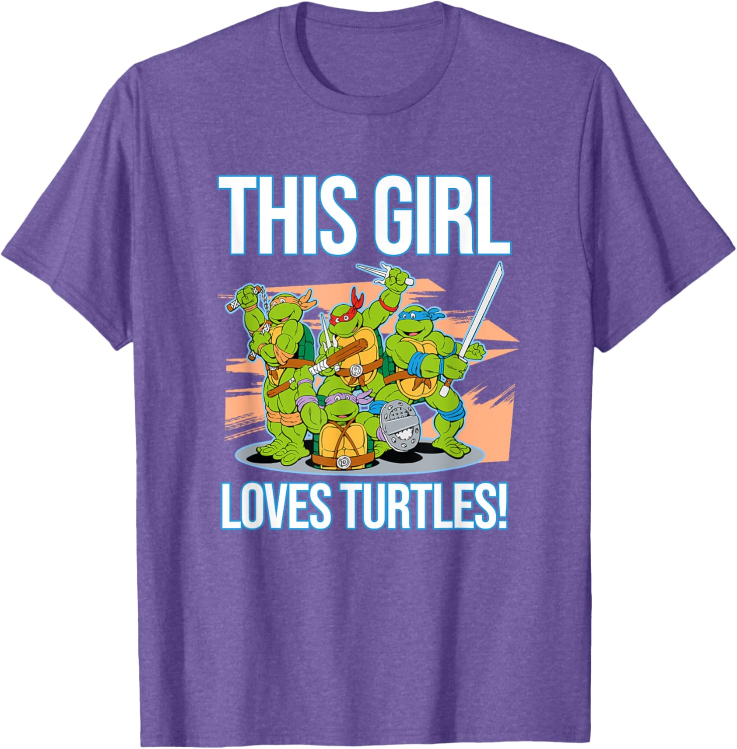 Mademark Teenage Mutant Ninja Turtles This Girl Loves Turtles T-Shirt - 15
