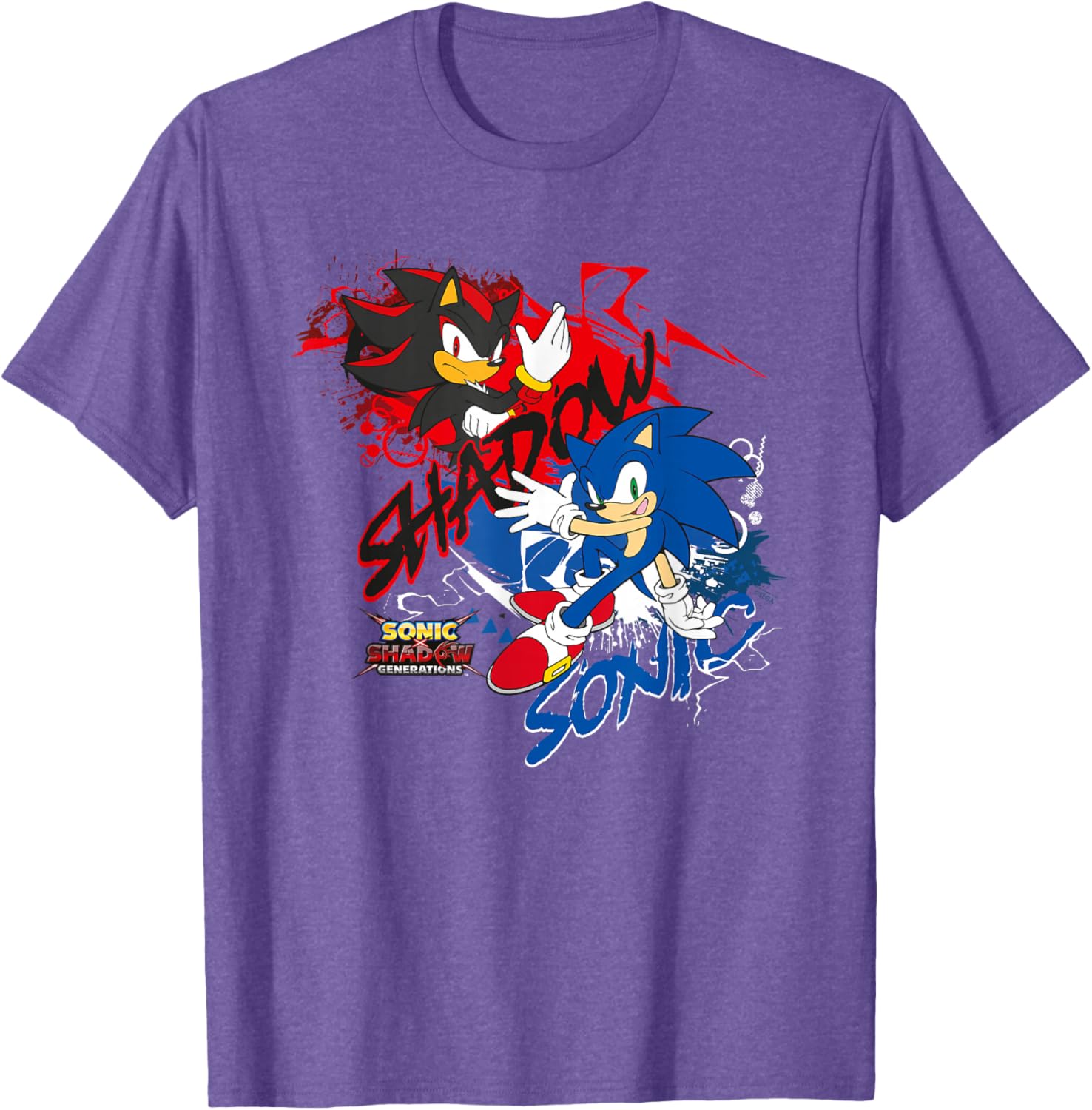 Sonic X Shadow Generations T-Shirt for Fans of Sonic the Hedgehog - 11
