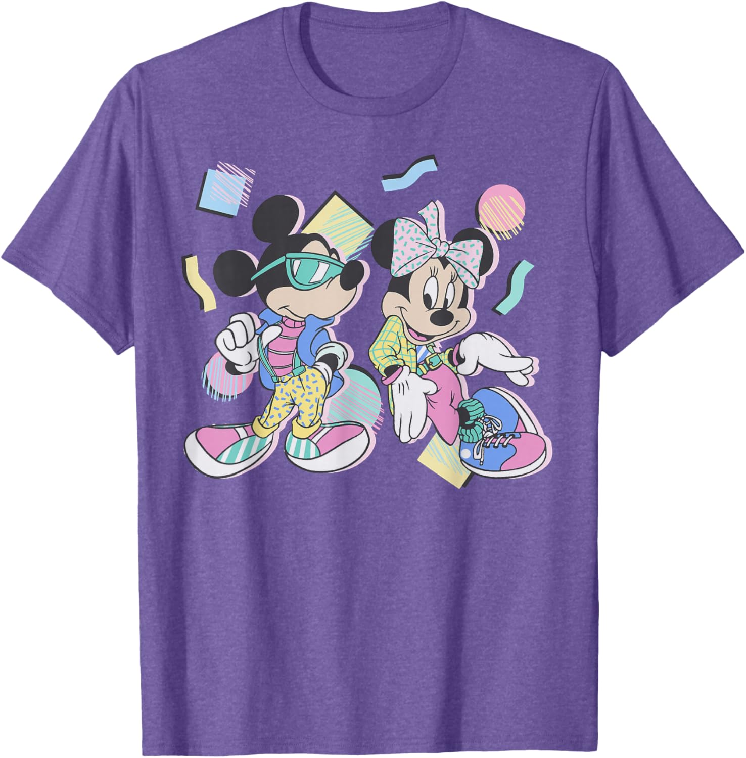 Disney Mickey and Minnie Retro 80s Style T-Shirt for Vintage Fans - 12