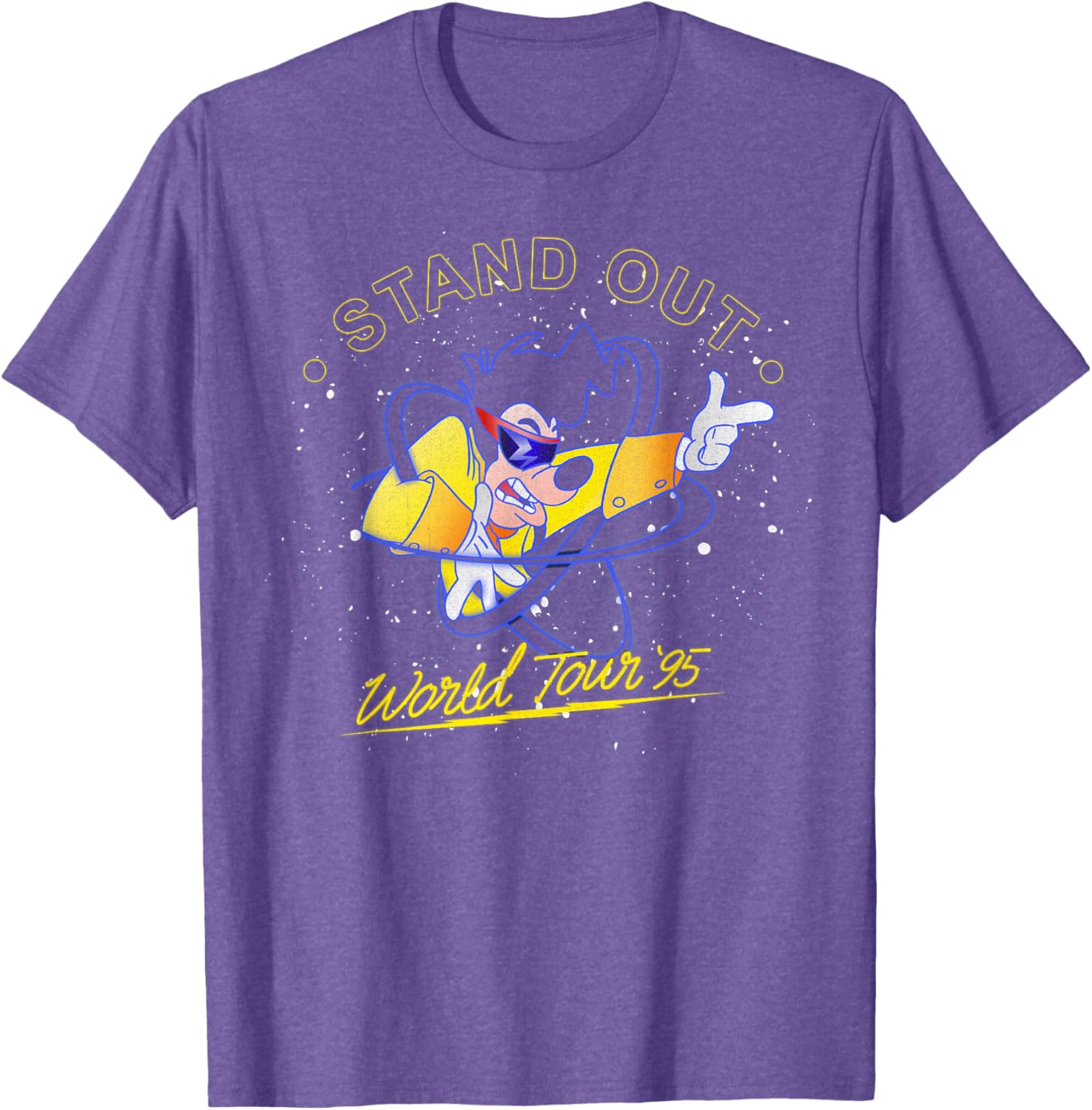 Disney A Goofy Movie Powerline World Tour 95 T-Shirt for Fans - 2