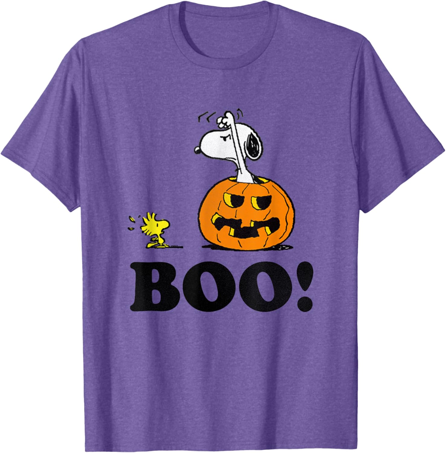 Peanuts Halloween Snoopy and Woodstock Boo T-Shirt for Kids and Adults - 4
