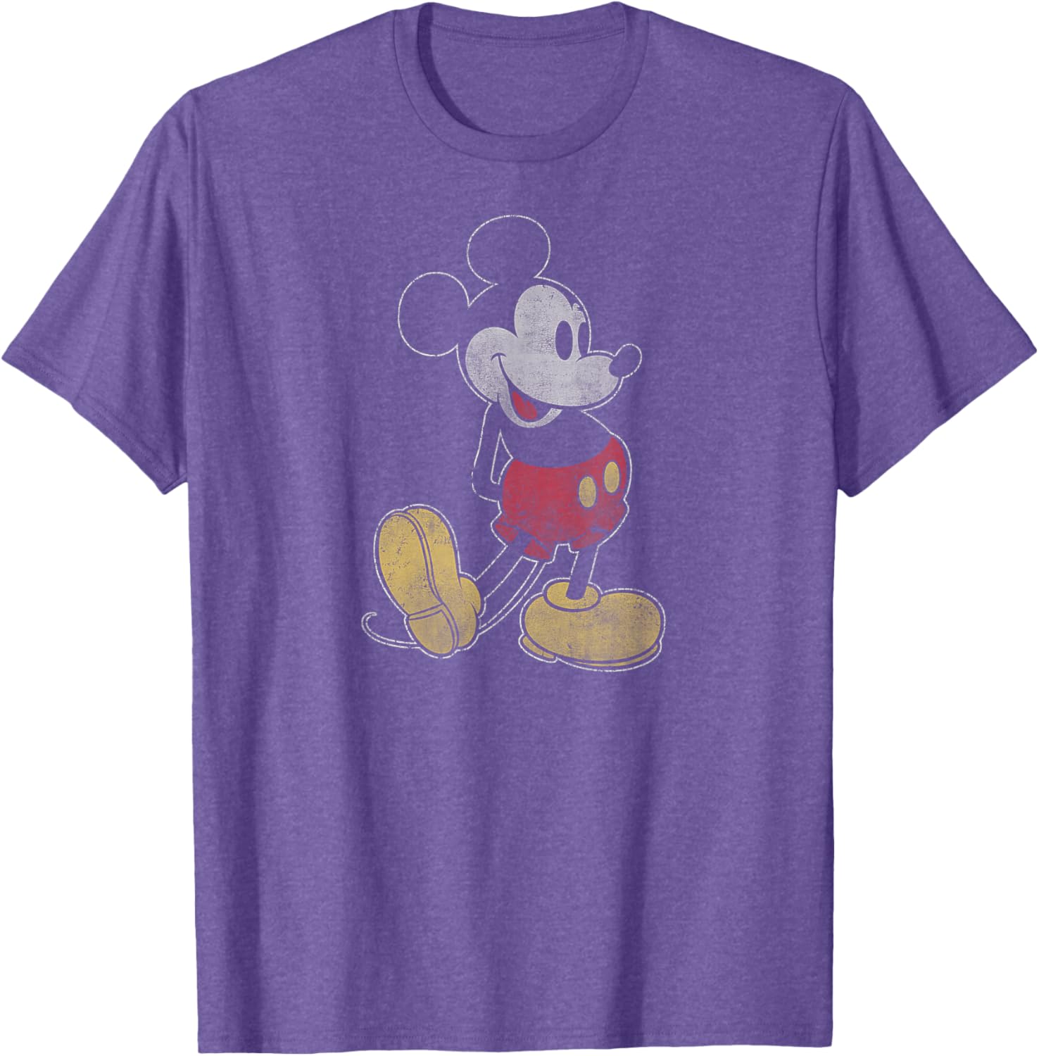 Classic Mickey Mouse Fade Pose T-Shirt for Disney Fans - Fun Apparel - 8