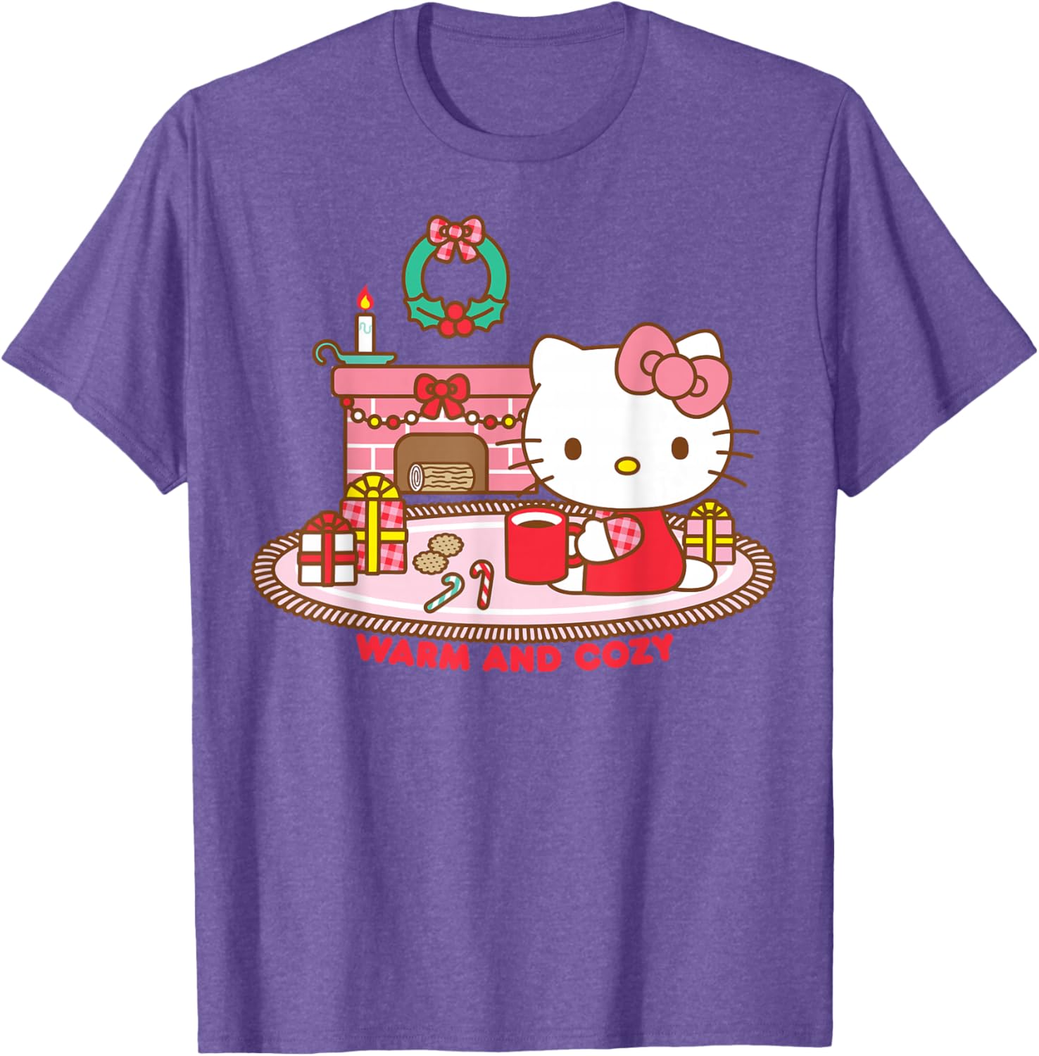 Hello Kitty Cozy Christmas T-Shirt Perfect for Festive Cheer and Comfort - 9