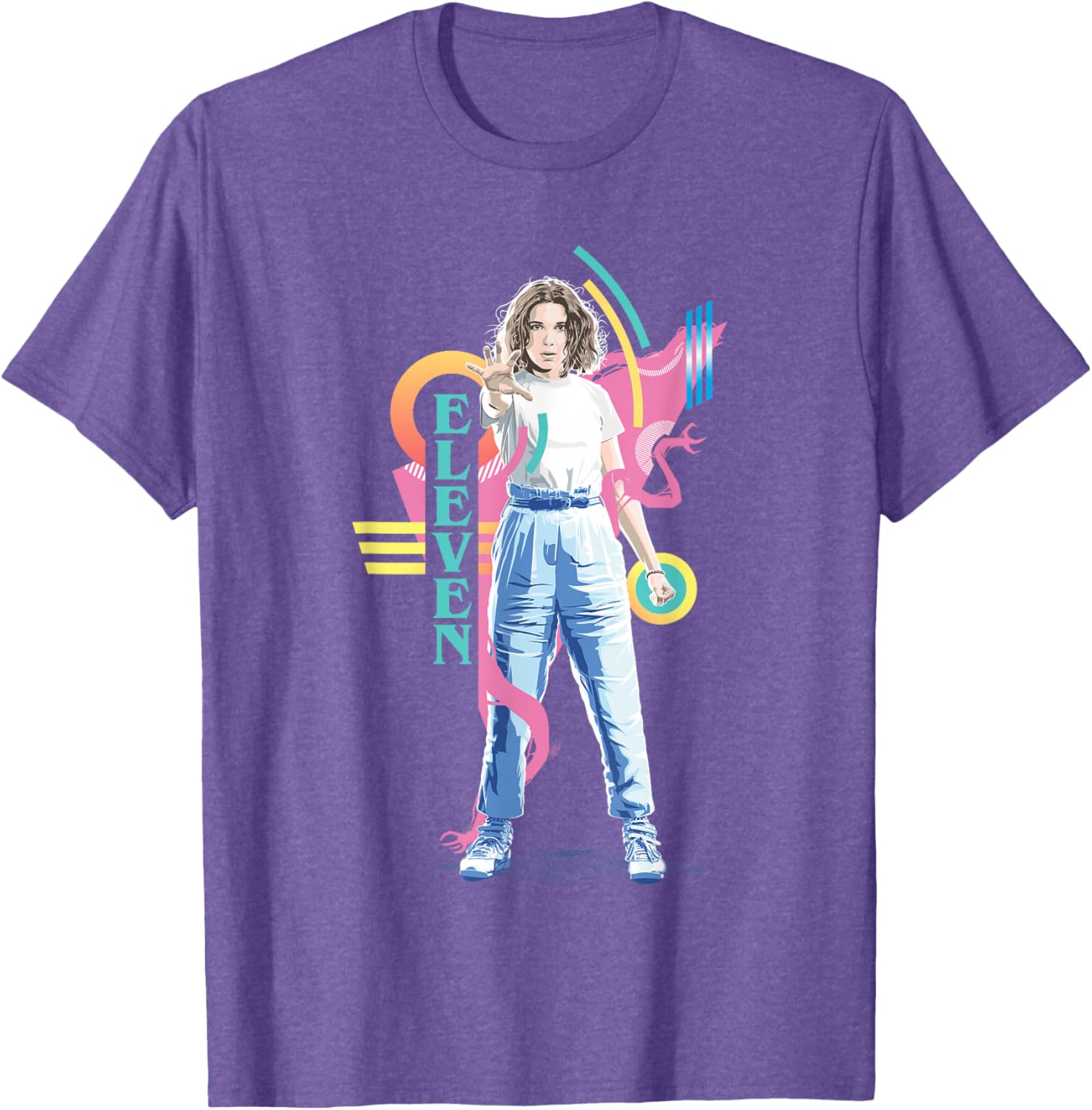 Stranger Things Eleven Retro 80s Icon T-Shirt for Fans and Collectors - 2