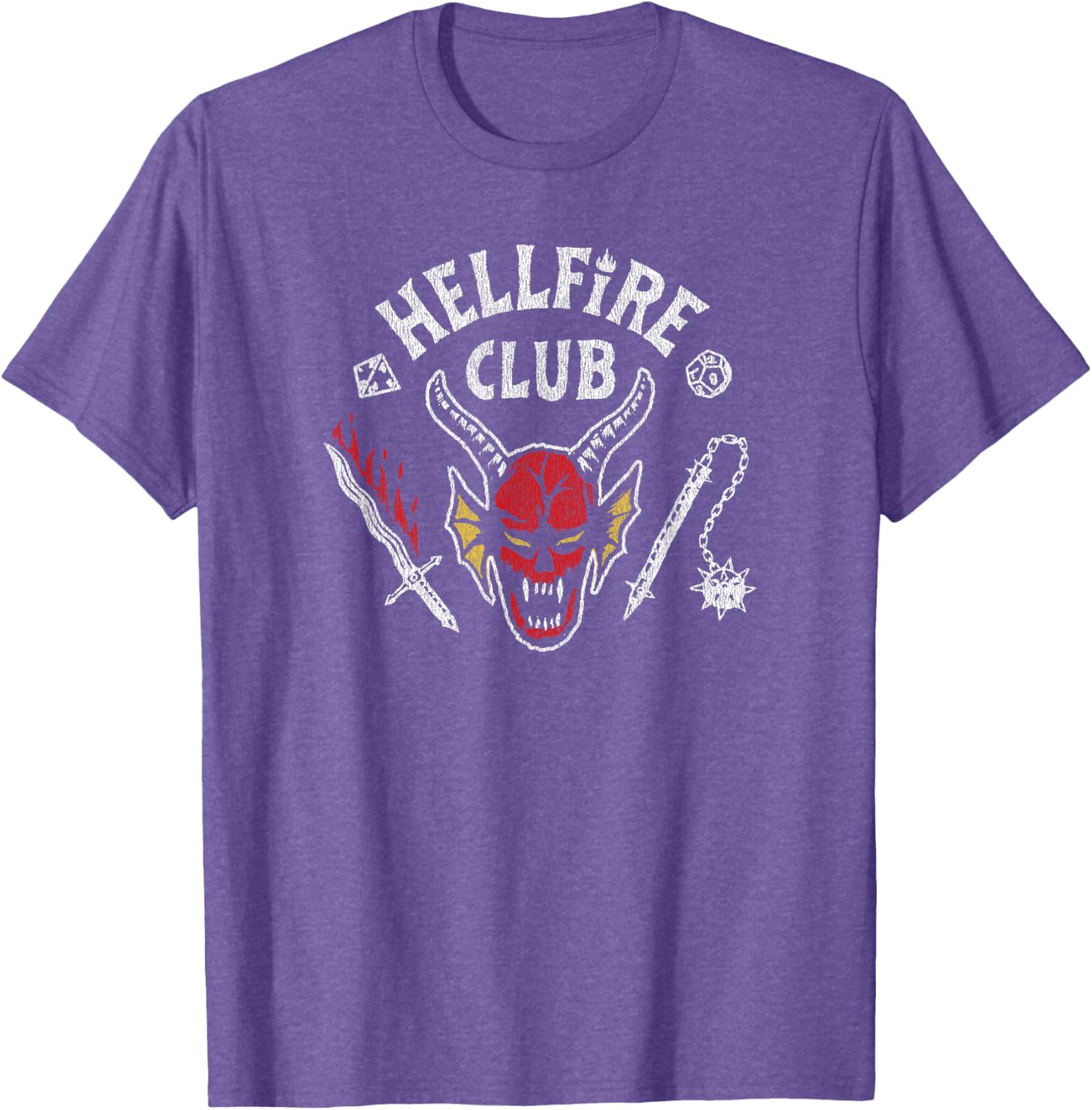 Stranger Things 4 Hellfire Club Skull T-Shirt for Fans and Collectors - 1