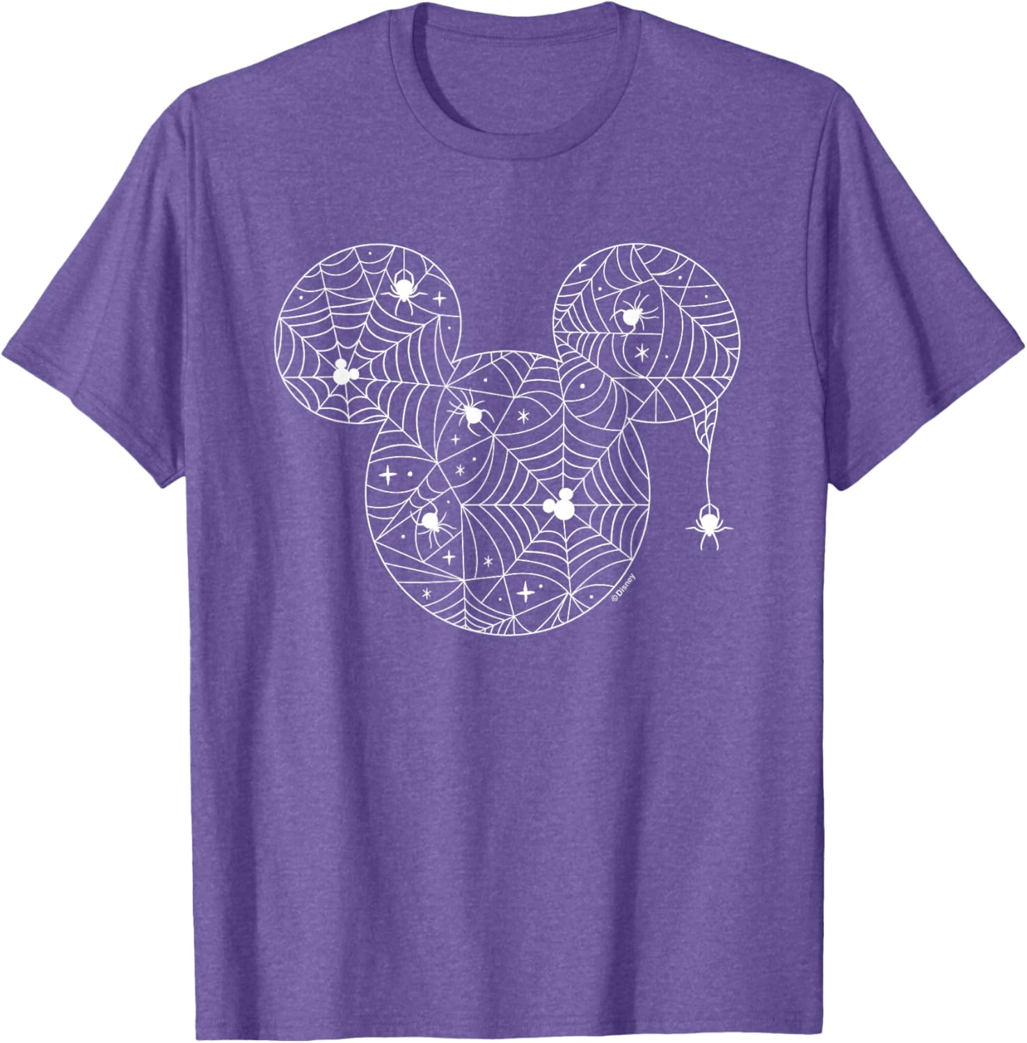 Halloween Mickey Spider Web Ears T-Shirt for Festive Fun - 5
