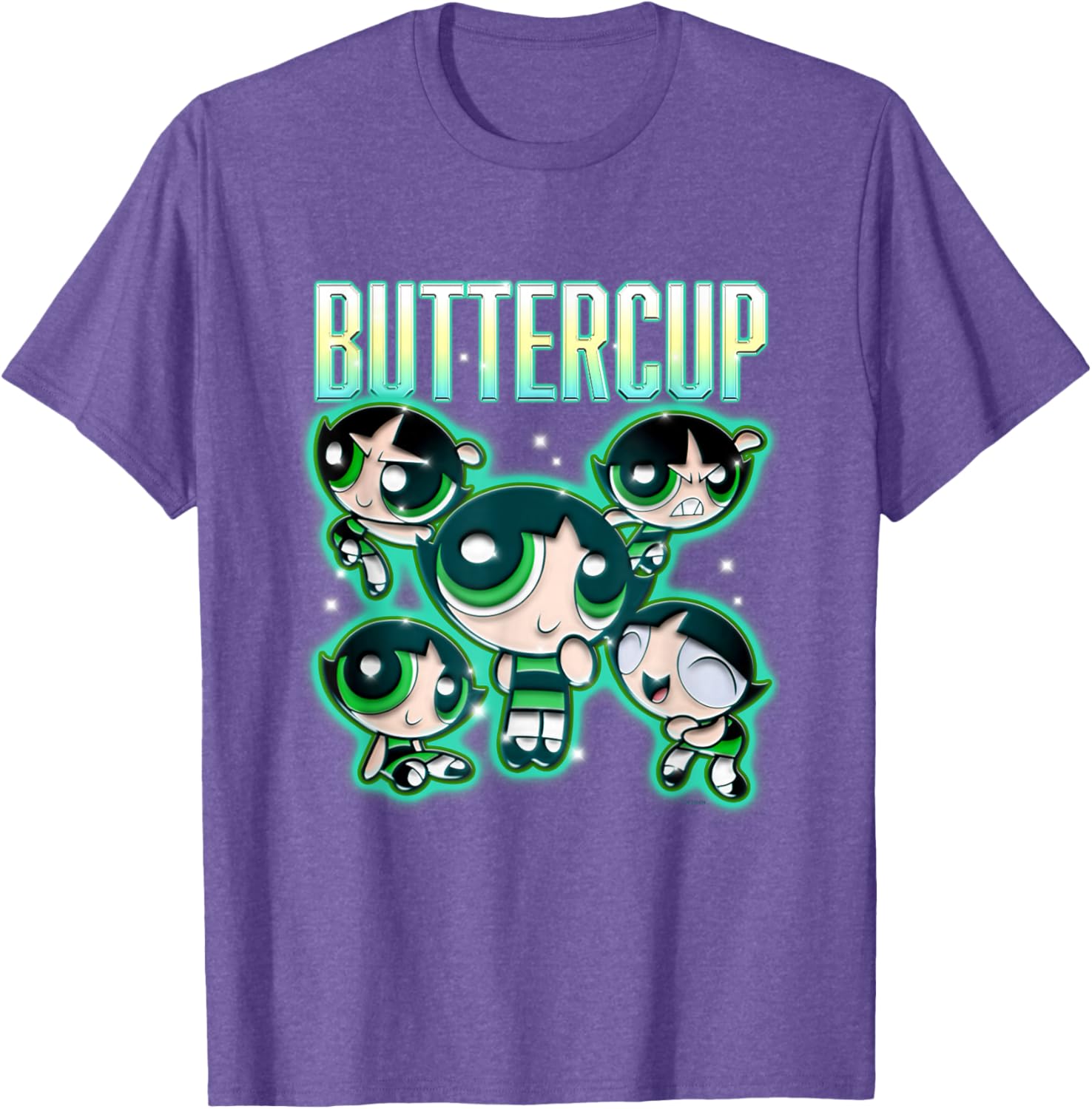 Powerpuff Girls Buttercup Multi Pose T-Shirt for Fun and Style - 6