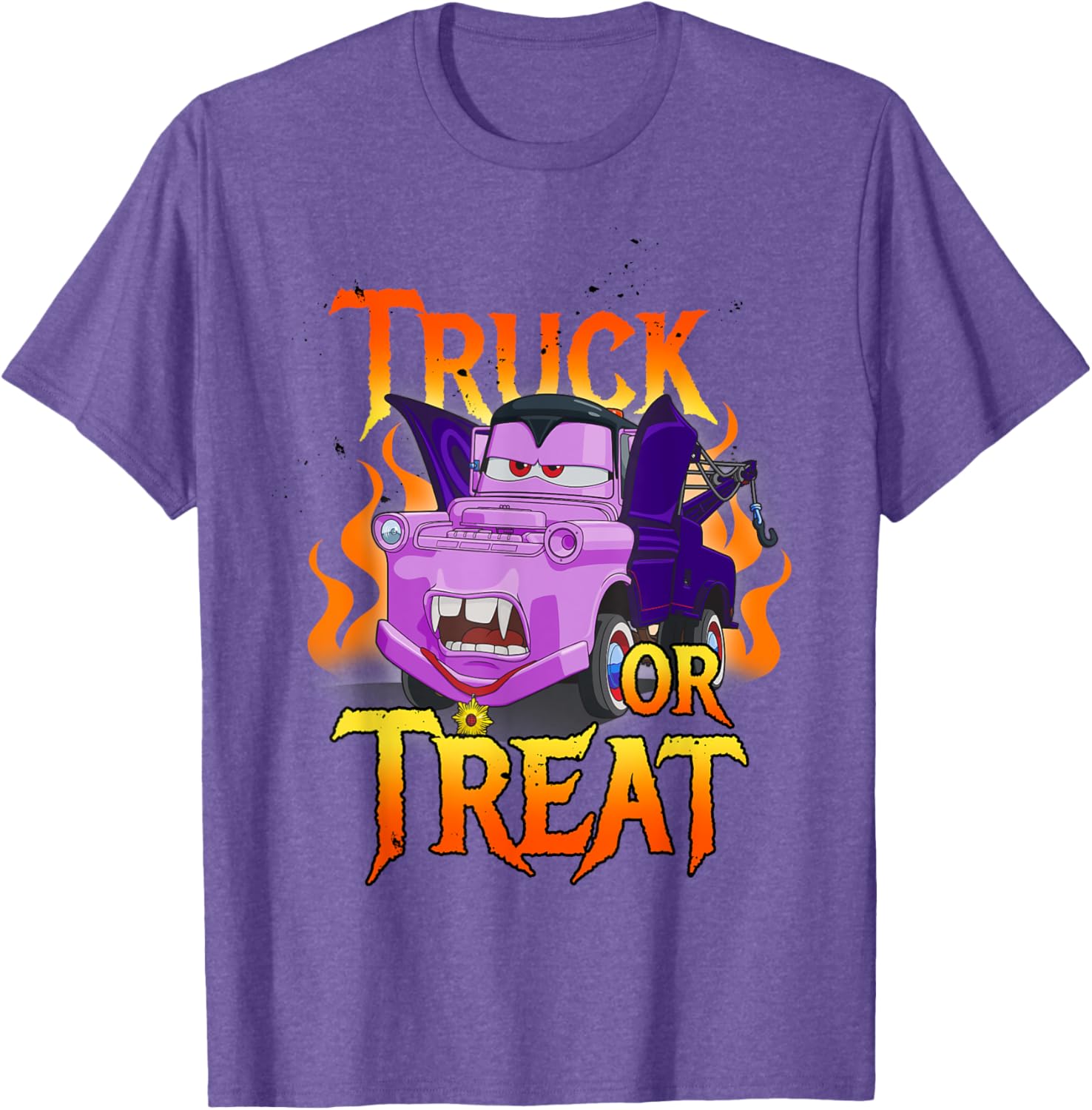 Disney Pixar Cars Halloween Vampire Truck Or Treat T-Shirt for Kids - 6