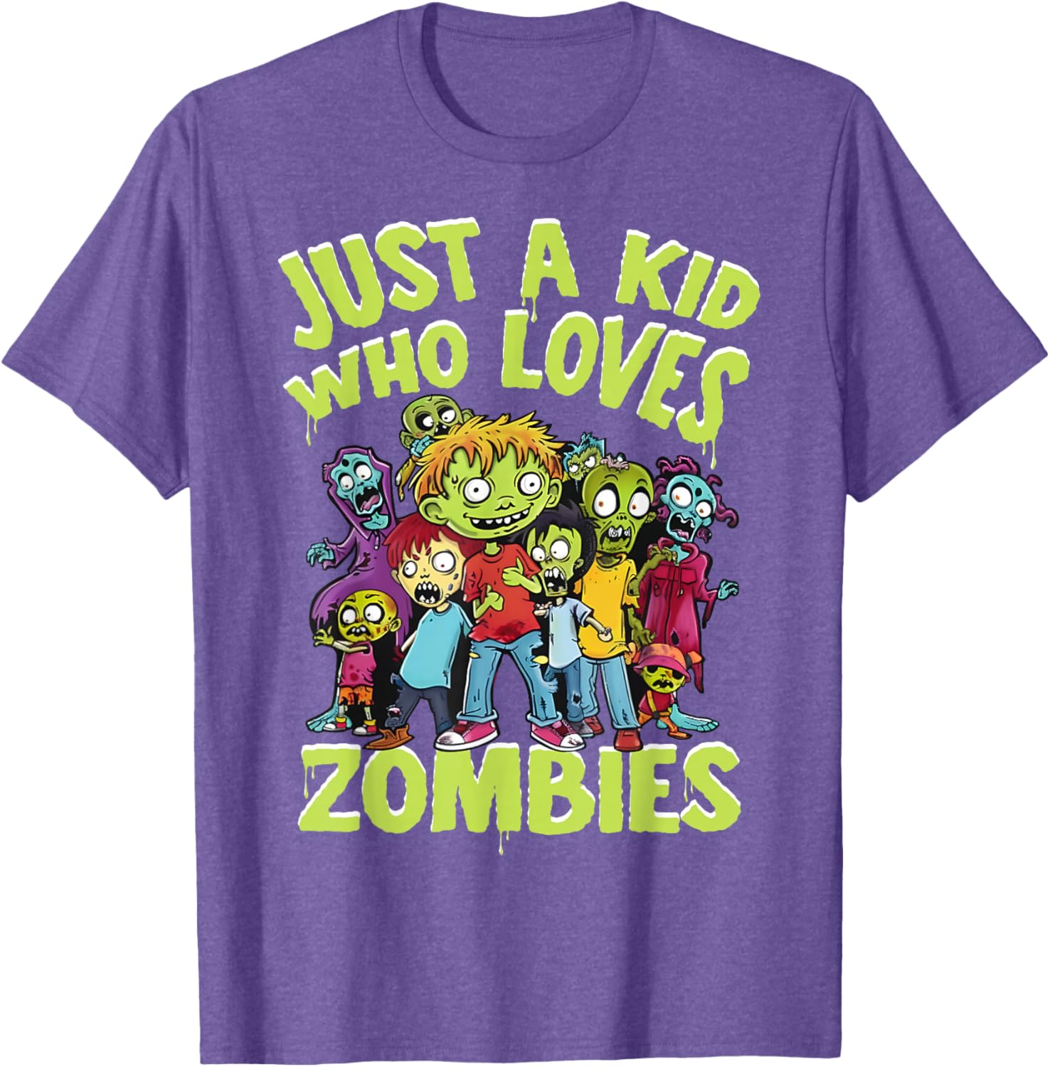 Funny Zombie Love Kids T-Shirt Perfect for Halloween Fun - 2