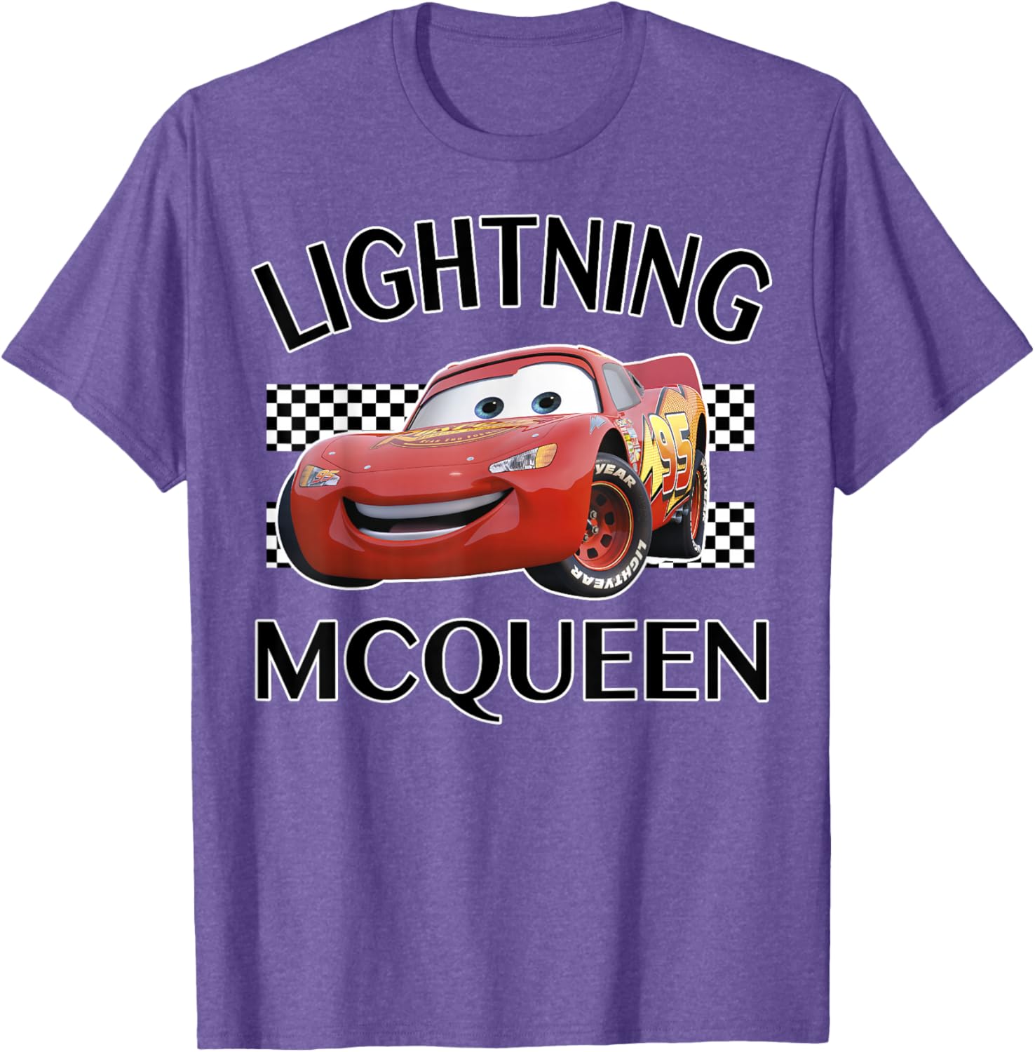 Disney Pixar Cars Lightning McQueen Finish Line Graphic T-Shirt for Kids - 5