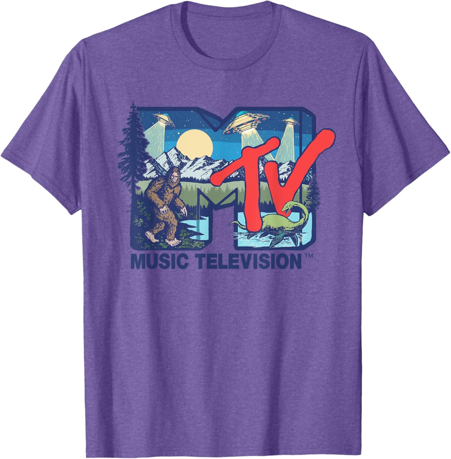 Mademark x MTV Cryptid Logo T-Shirt Featuring Bigfoot UFOs and Aliens - 7