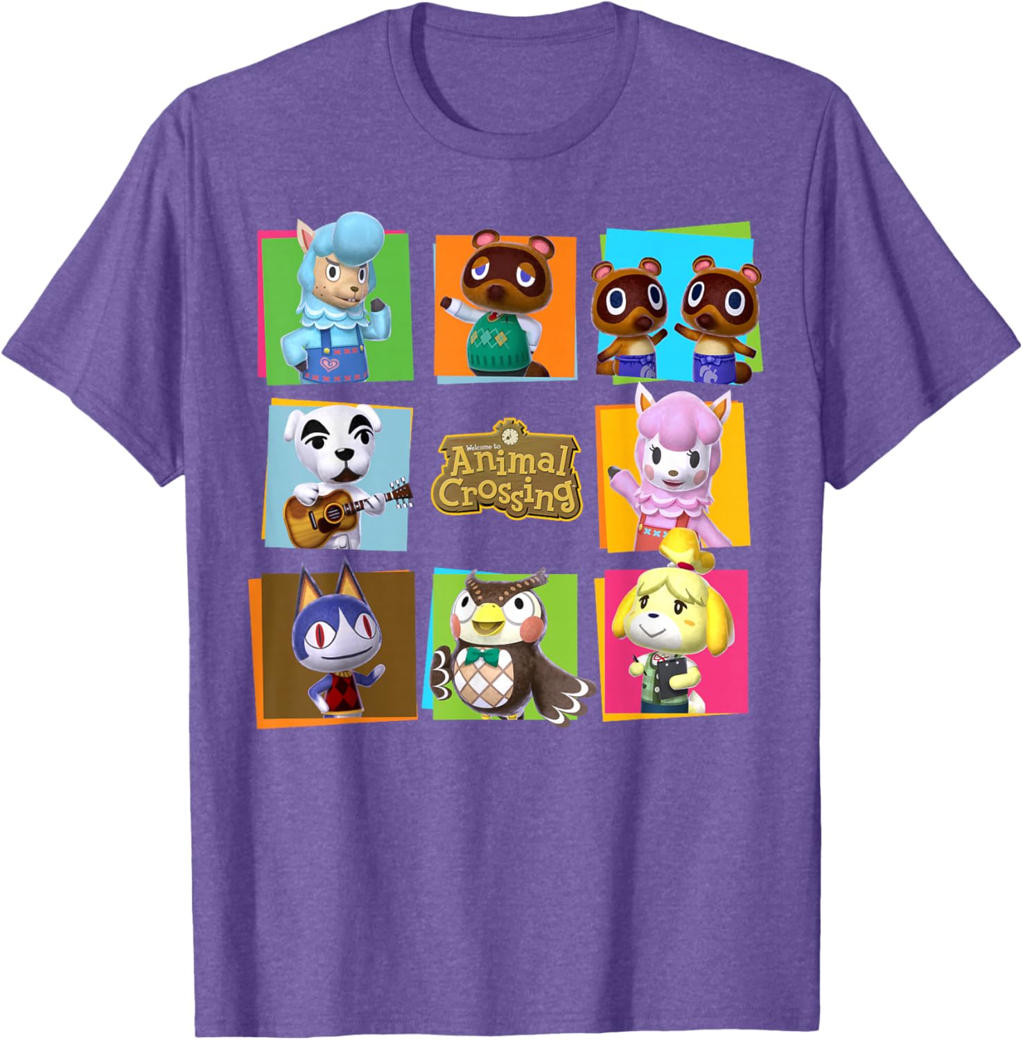 Animal Crossing Group Shot Panels T-Shirt for Fun and Stylish Looks - 2