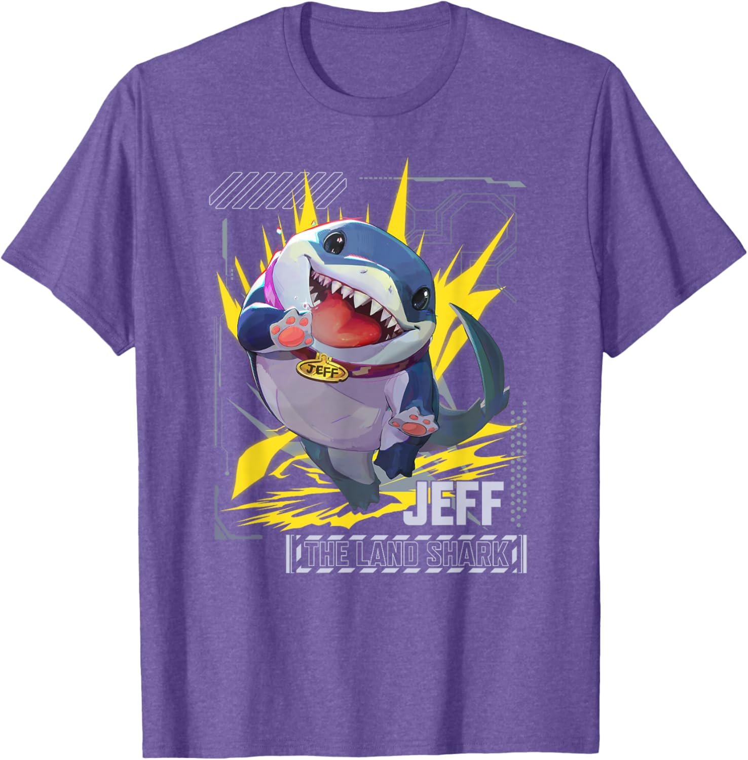 Marvel Rivals Jeff the Land Shark T-Shirt for Superhero Gamers - 18
