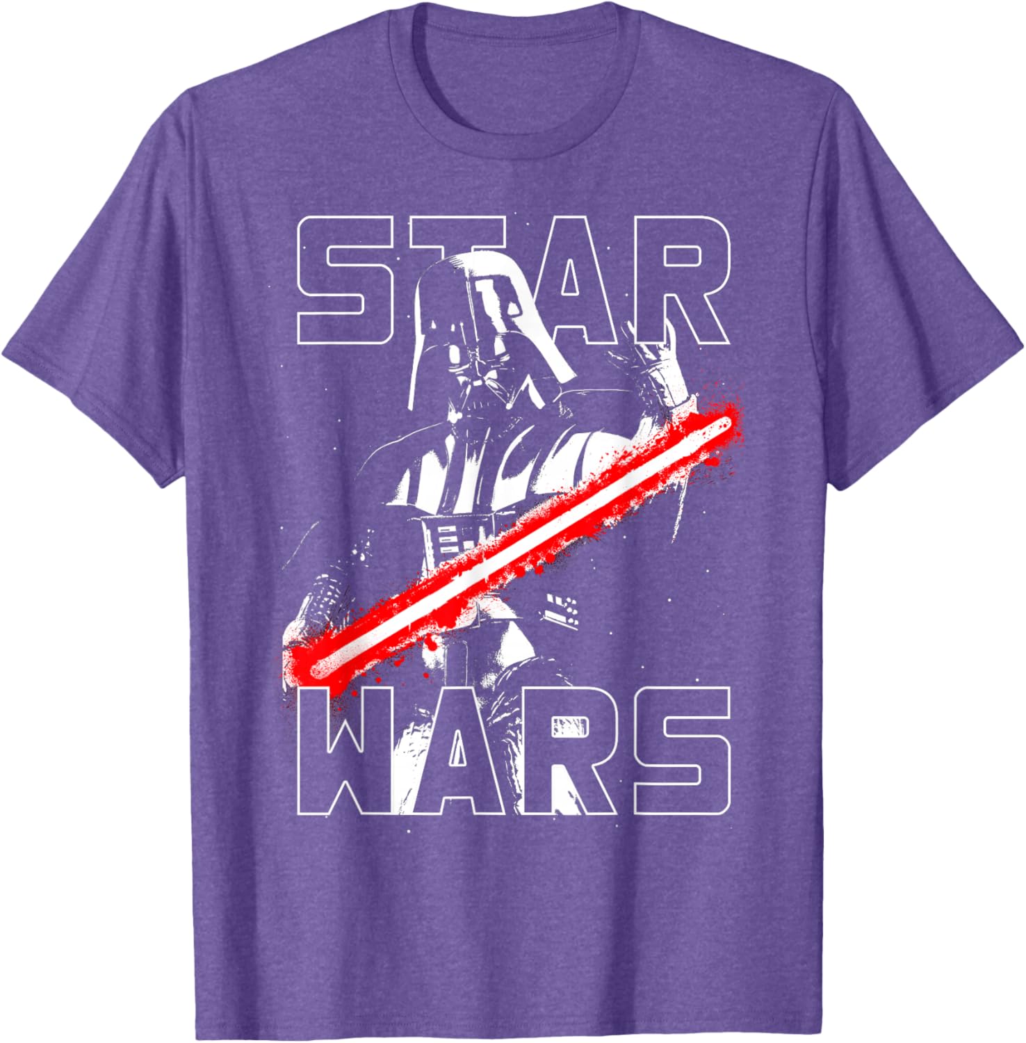 Darth Vader Lightsaber Taunting Graphic T-Shirt for Star Wars Fans - 1