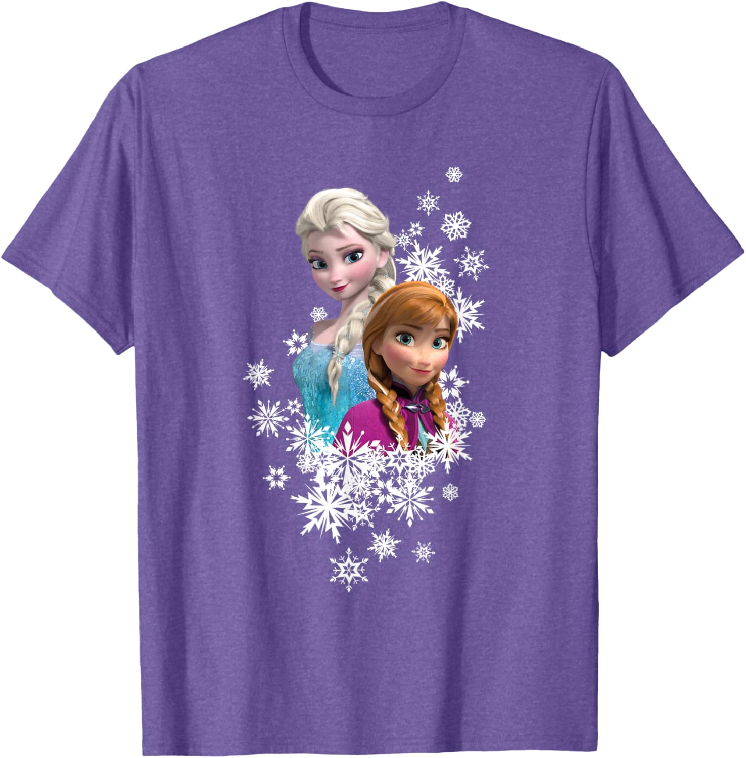 Disney Frozen Anna and Elsa Snowflakes T-Shirt for Kids and Fans - 6