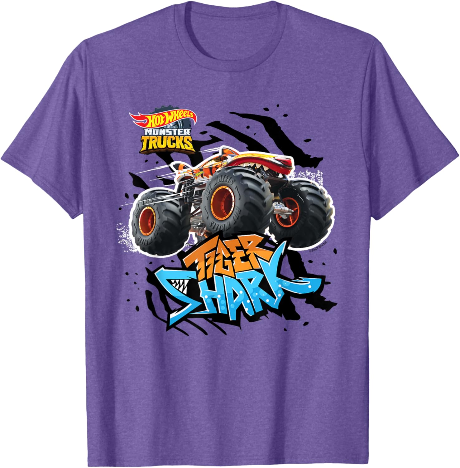 Hot Wheels Tiger Shark Orange T-Shirt for Kids Fun and Stylish Apparel - 4