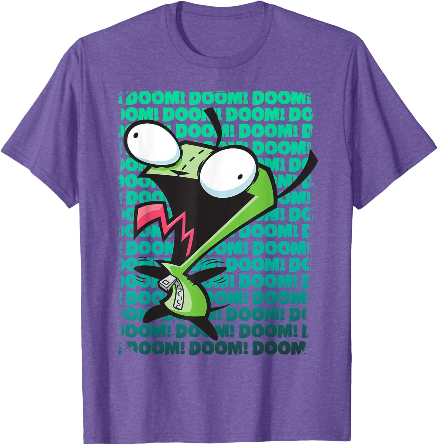 Nickelodeon Invader Zim GIR Impending DOOM Song T-Shirt for Fans - 1