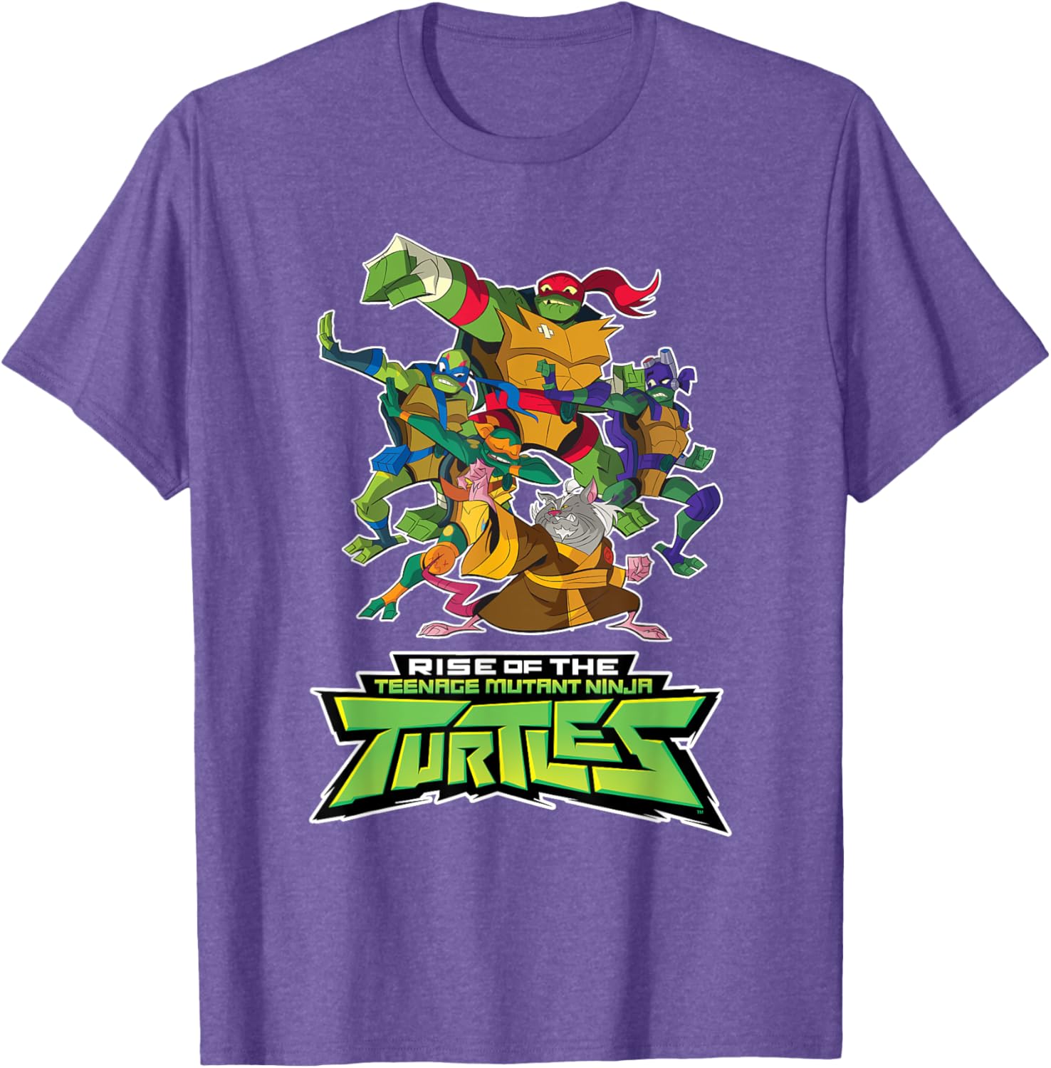 Mademark Teenage Mutant Ninja Turtles Rise T-Shirt with Splinter Design - 7