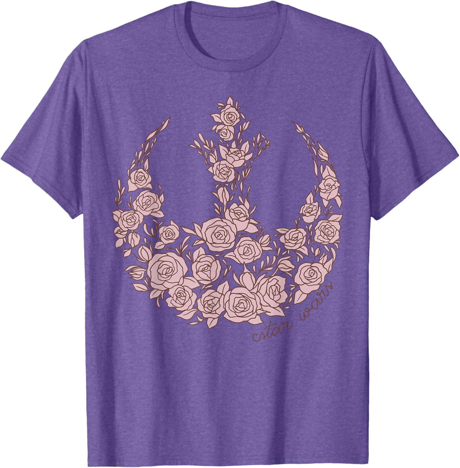 Star Wars Rose Rebel Emblem T-Shirt for Fans of Galactic Adventure - 5