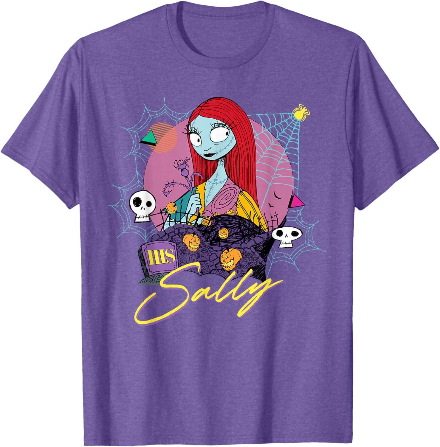 Disney The Nightmare Before Christmas Matching His Sally T-Shirt for Couples - 2