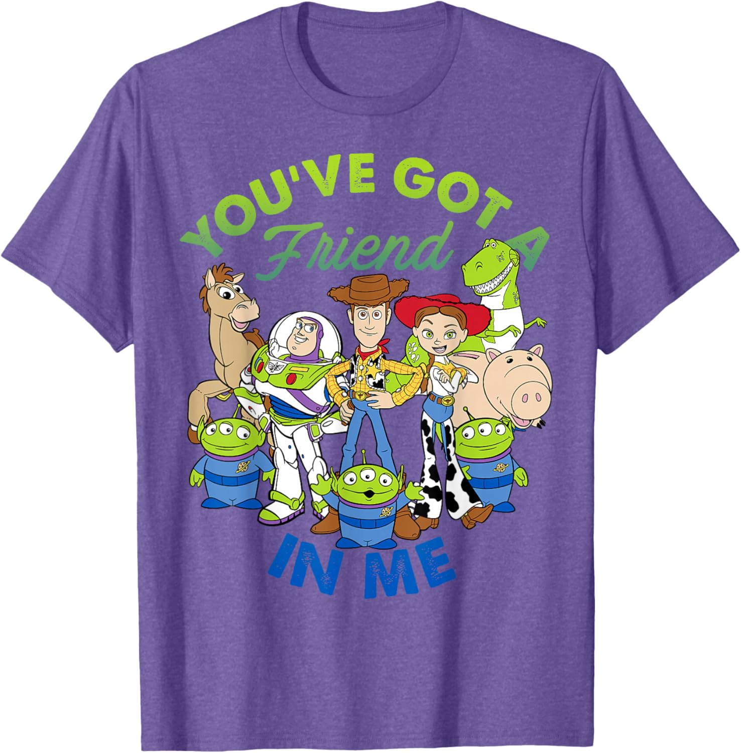 Disney Pixar Toy Story Graphic T-Shirt Featuring Favorite Characters - 4