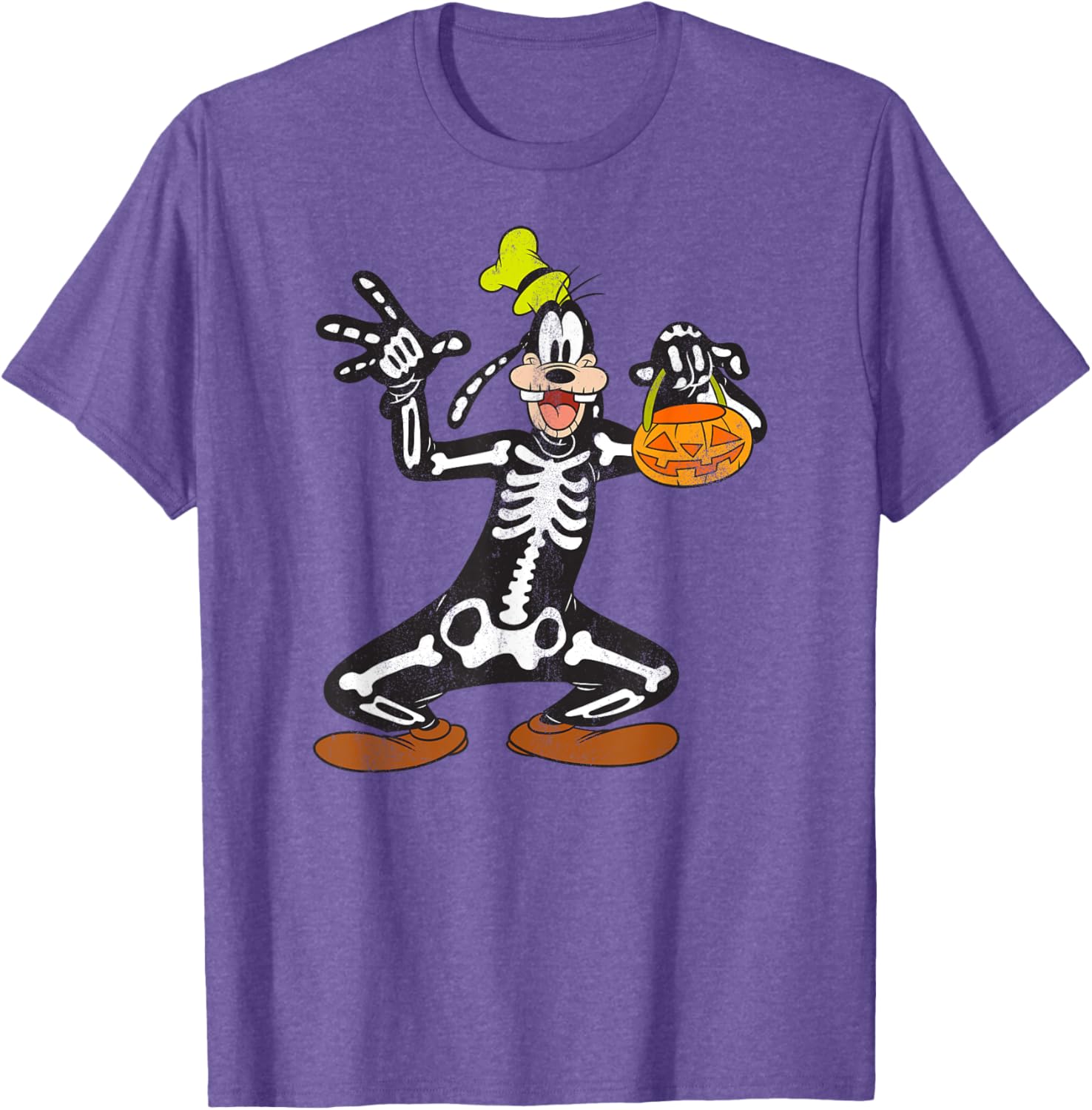 Disney Goofy Skeleton Halloween T-Shirt for Fun Festive Occasions - 8