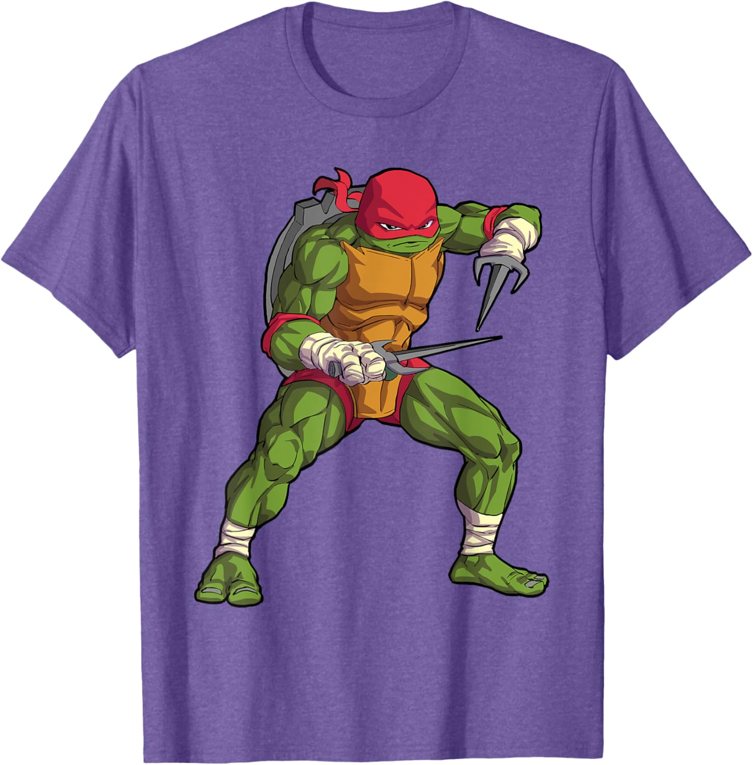 Mademark Raphael Tonfas Fighting Stance T-Shirt for TMNT Fans - 13