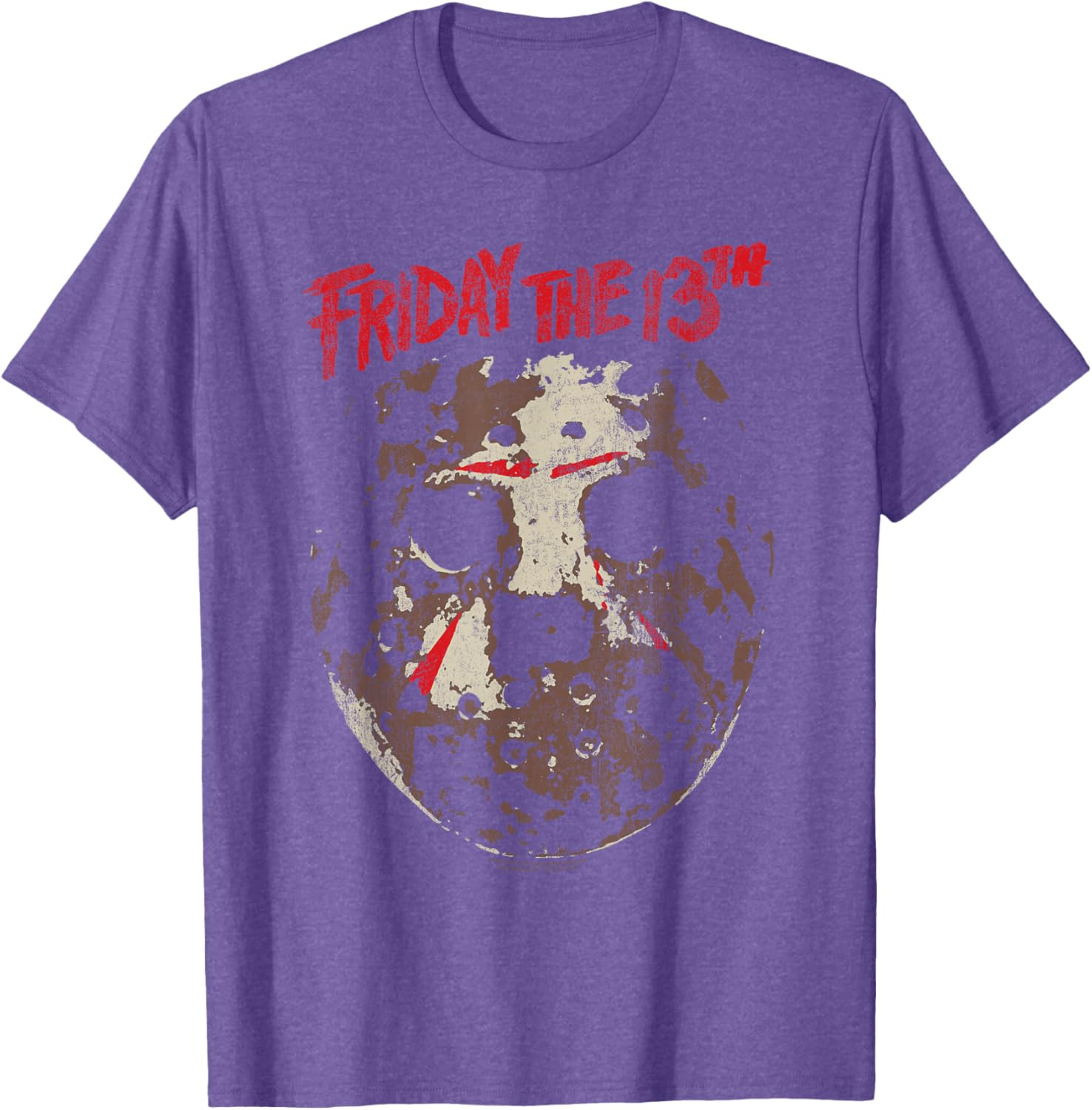 Friday the 13th Rough Mask T-Shirt for Fans of Horror and Style - 1