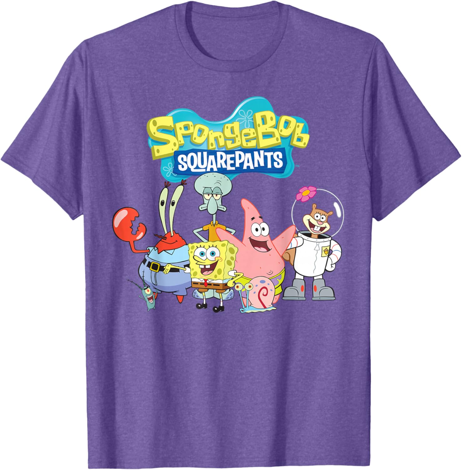 SpongeBob SquarePants Friends T-Shirt for Fun Loving Fans - 9