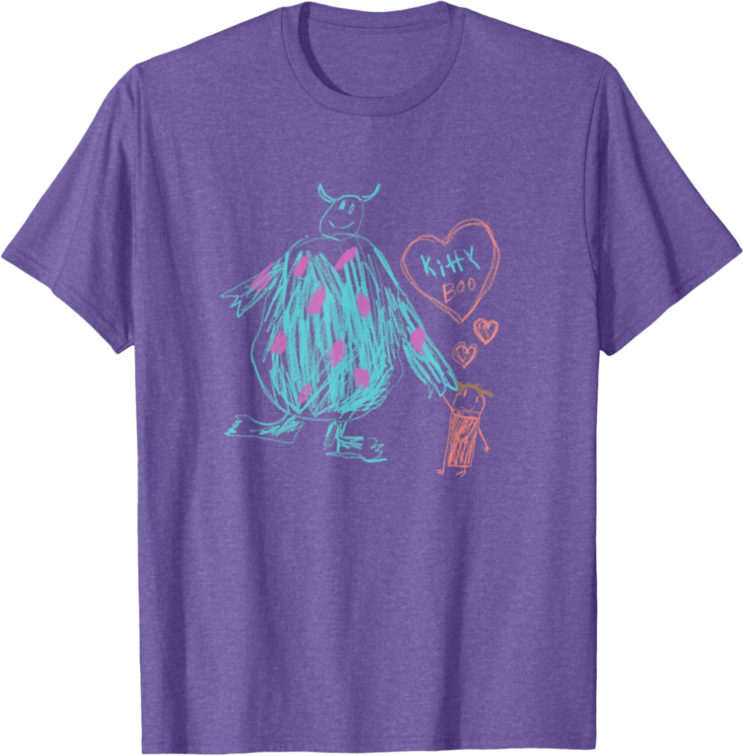 Monsters Inc Sulley Kitty and Boo T-Shirt for Kids and Fans - 2