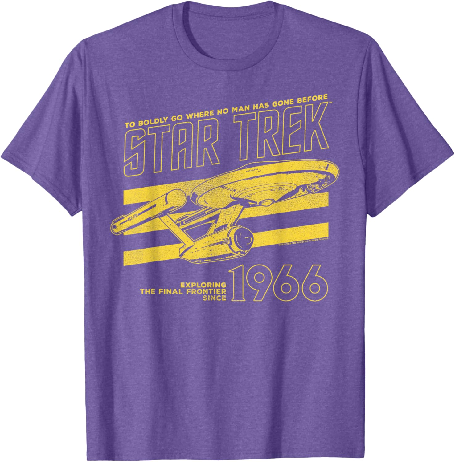 Star Trek Original Series Enterprise 66 Collegiate T-Shirt for Fans - 3