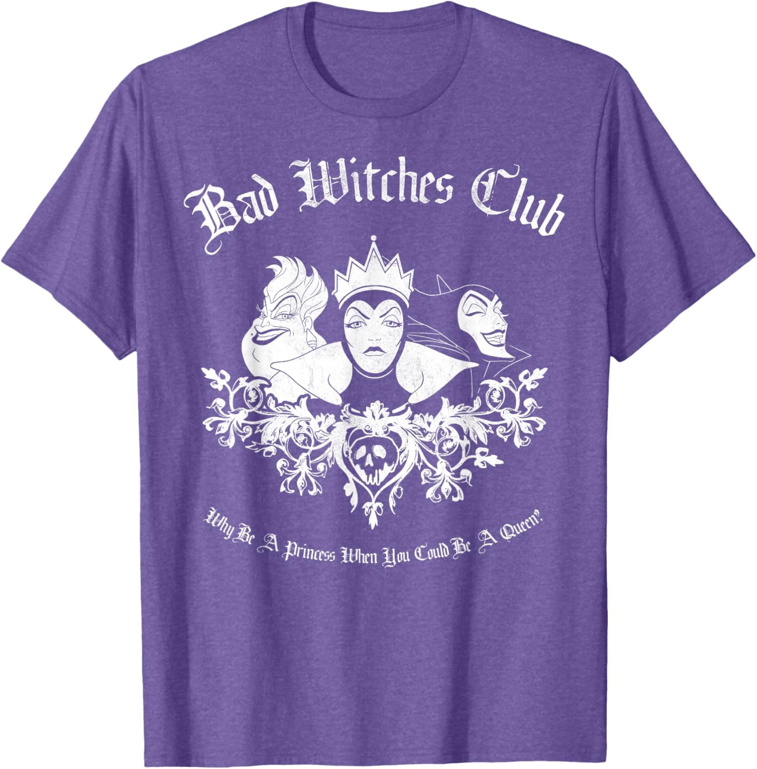 Disney Villains Bad Witches Club Vintage T-Shirt for Fans and Collectors - 2