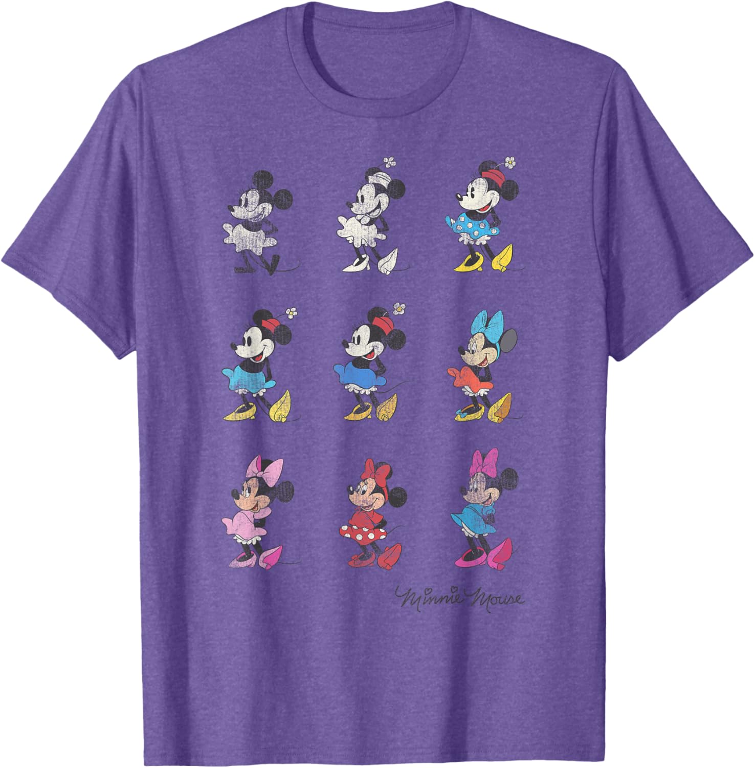 Disney Mickey And Friends Minnie Mouse Vintage T-Shirt for Kids - 1