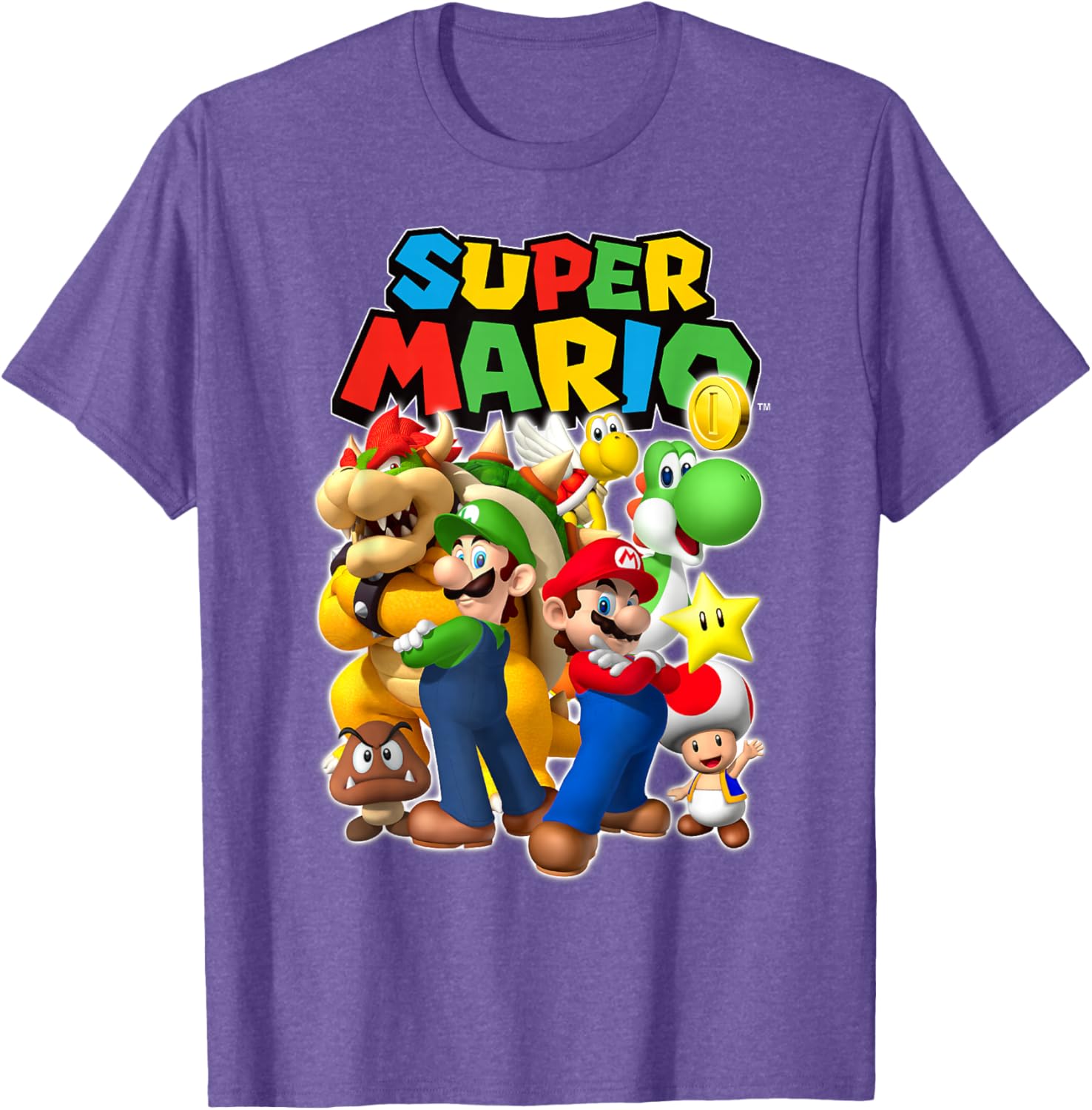 Super Mario Originals Group Shot T-Shirt for Gamers and Fans - 12