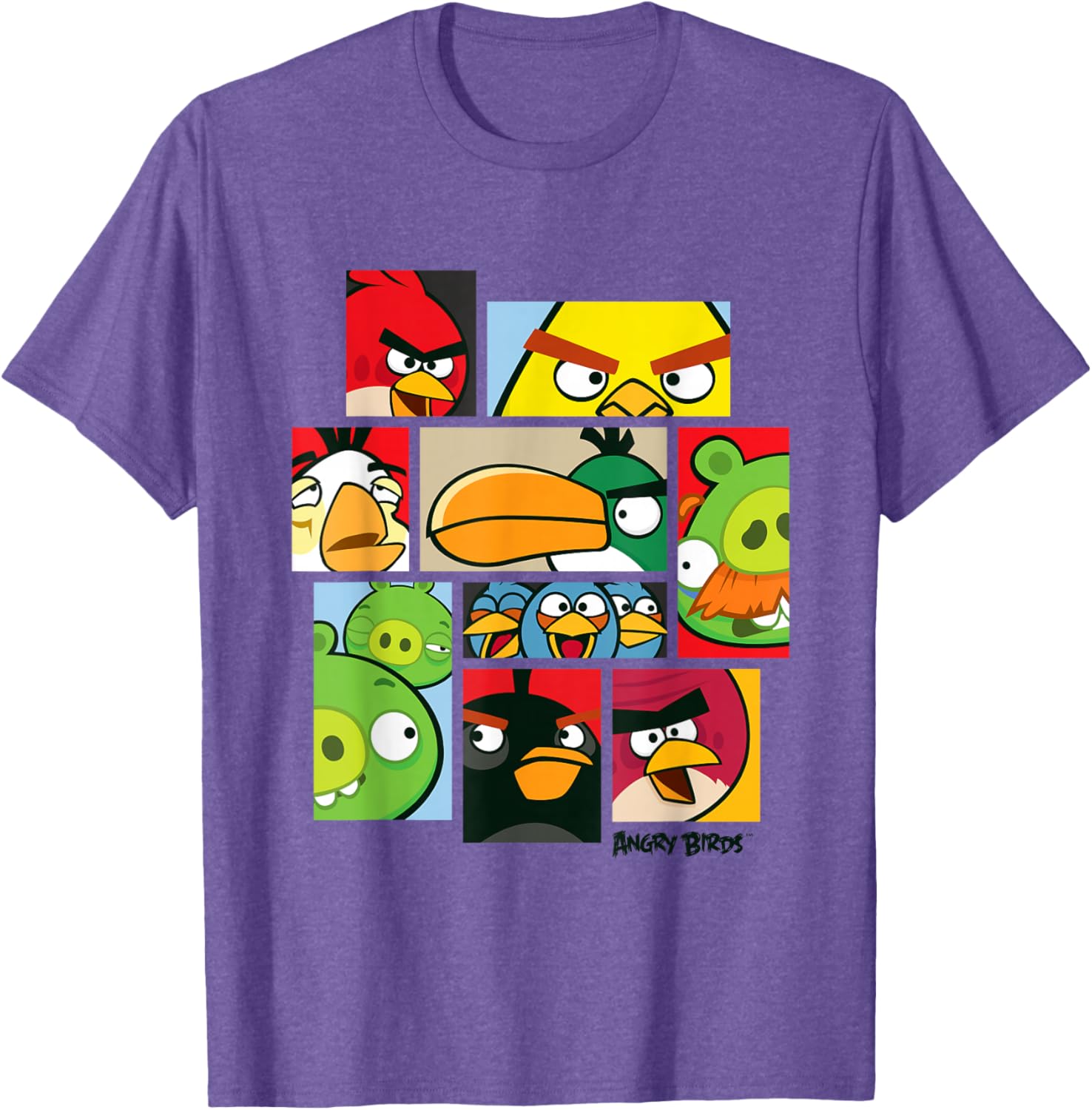 Angry Birds Collage T-Shirt Official Merchandise for Fun Fashion Lovers - 5