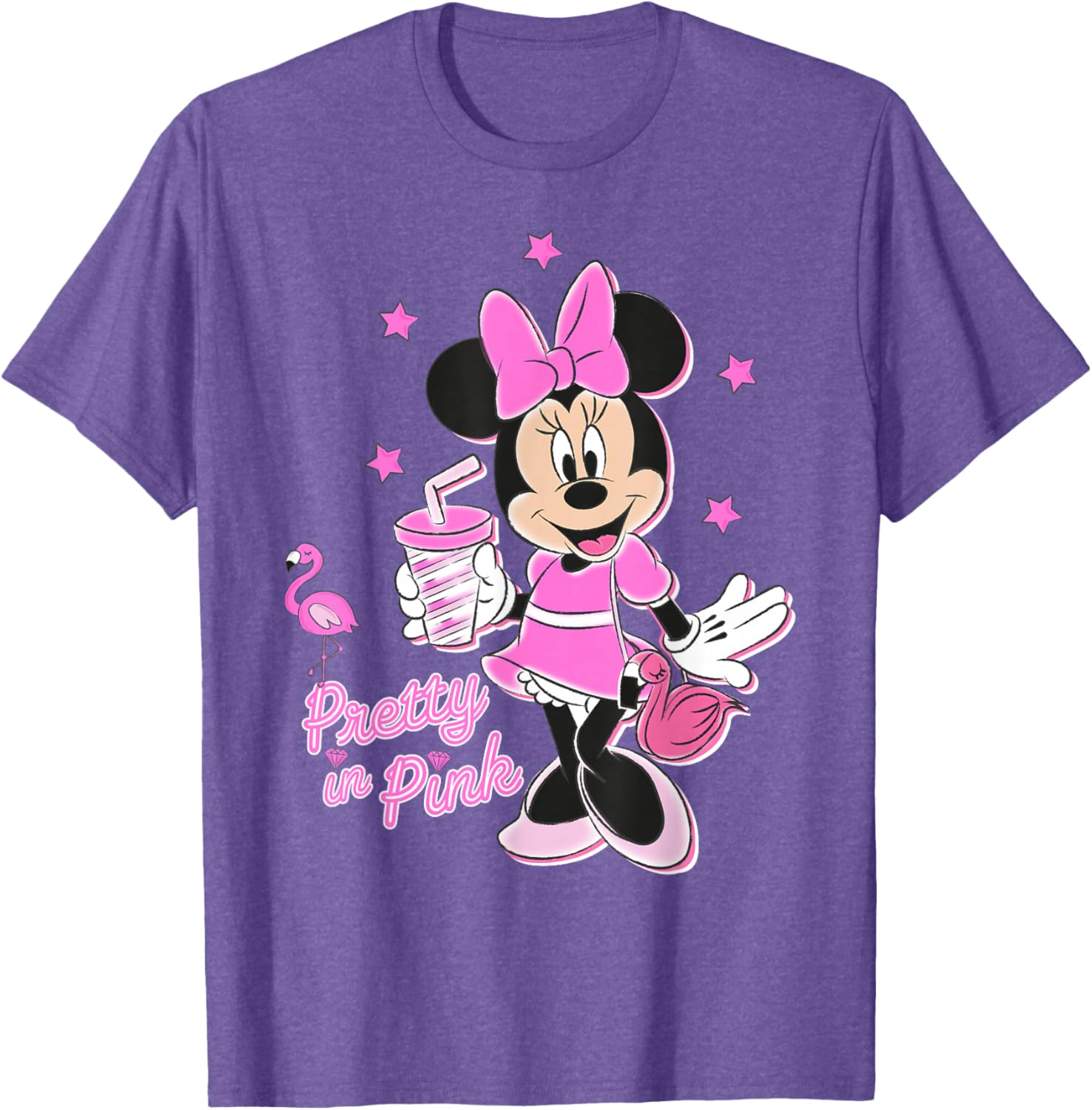 Disney Minnie Mouse Pretty in Pink T-Shirt for Stylish Kids and Adults - 5