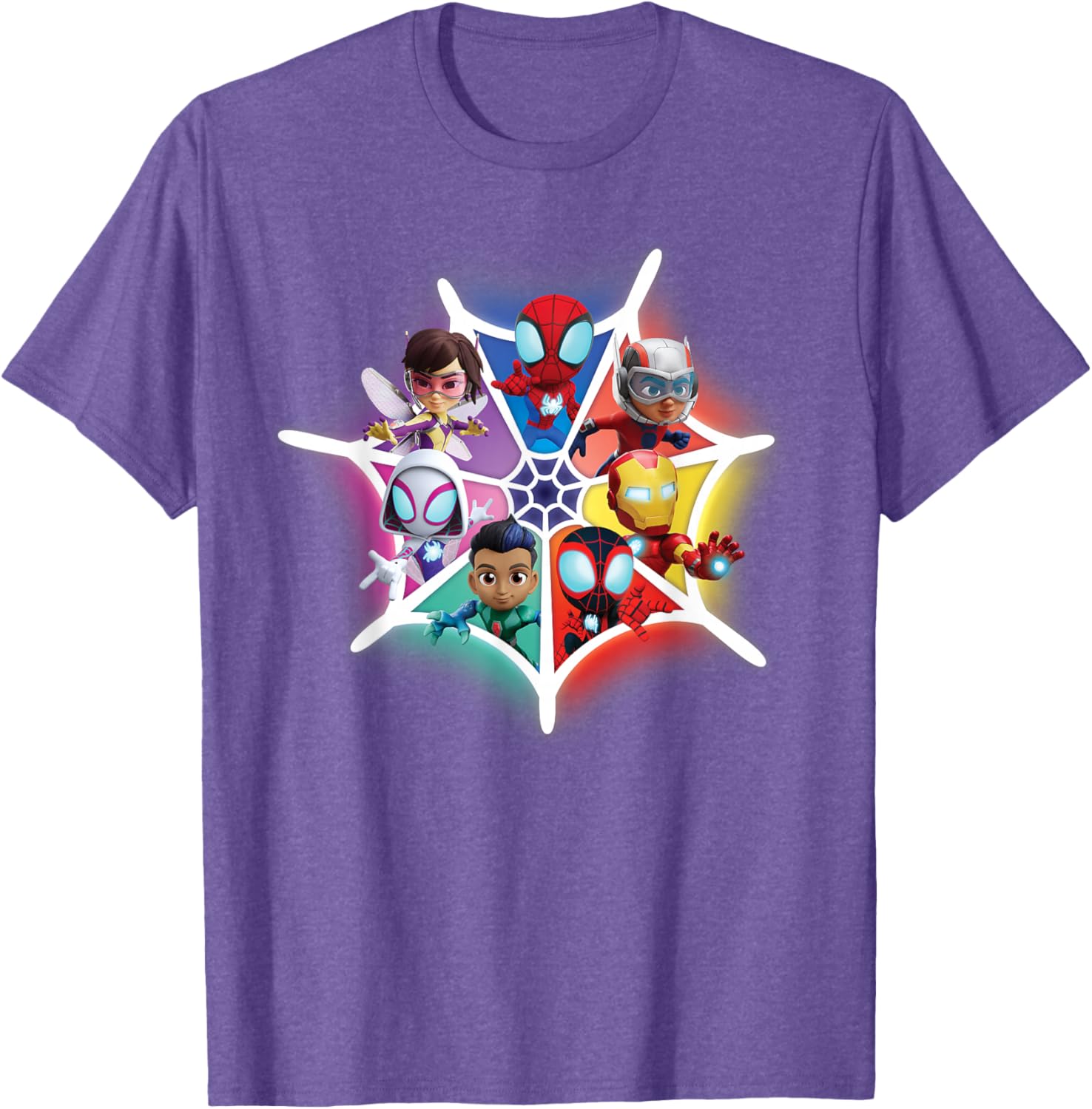 Marvel Spidey and Friends Avengers Team-Up T-Shirt for Kids and Adults - 8