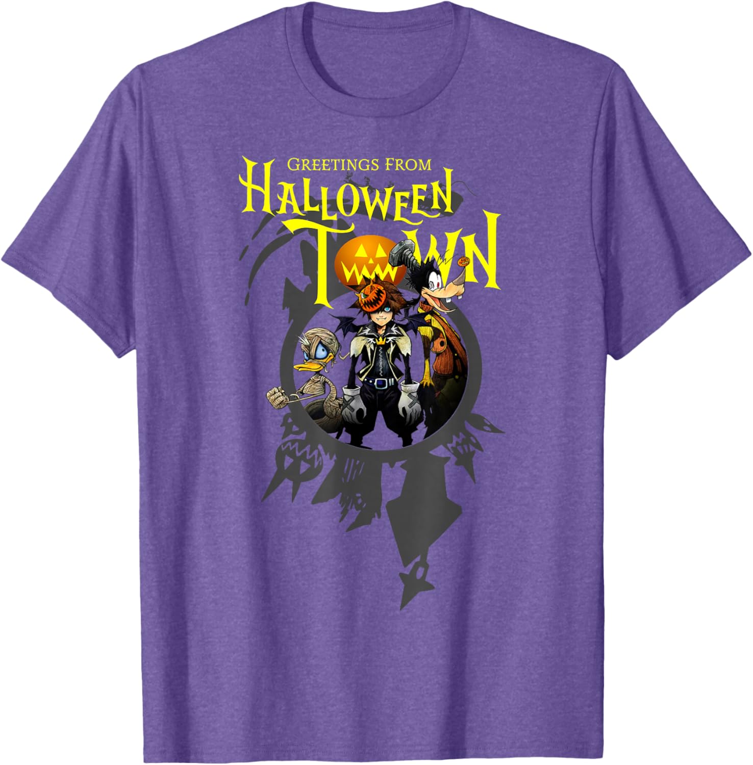 Disney Kingdom Hearts Halloween Town T-Shirt Perfect for Fans and Collectors - 6