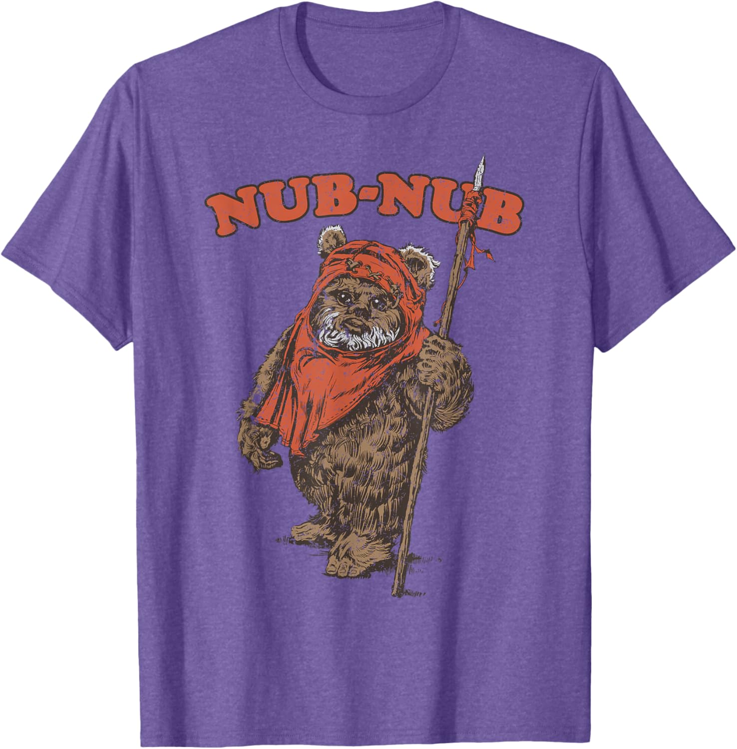 Vintage Star Wars Ewok Nub-Nub Camp Graphic T-Shirt for Fans - 4
