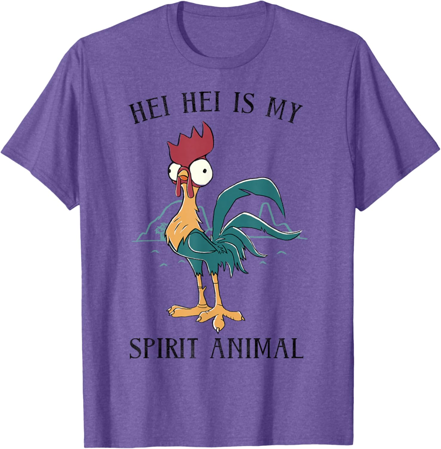 Disney Moana Hei Hei Is My Spirit Animal Portrait T-Shirt for Fans - 10