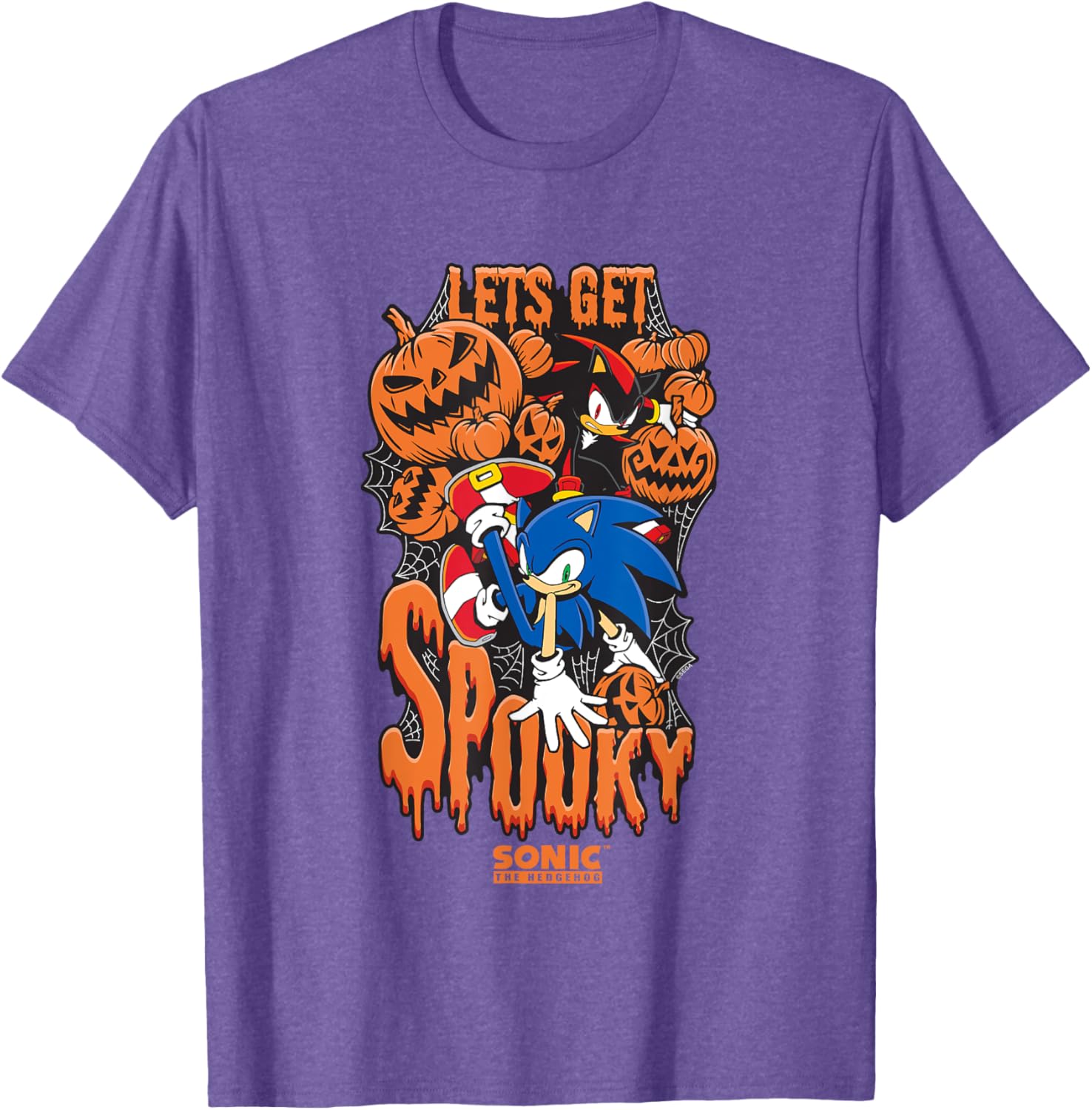 Sonic The Hedgehog Halloween Spooky T-Shirt for Fans of Sonic & Shadow - 11