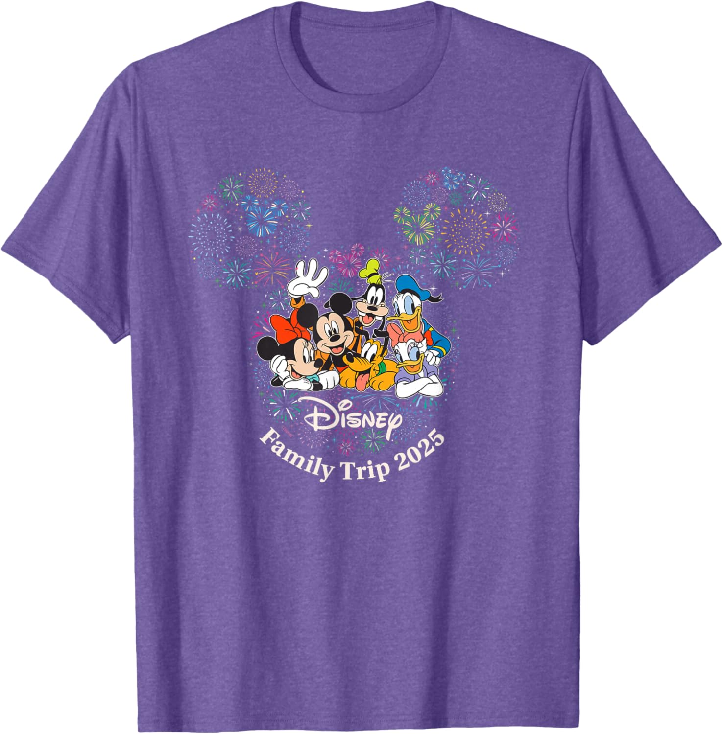 Disney Mickey & Friends Fireworks Vacation Family T-Shirt 2025 - 3