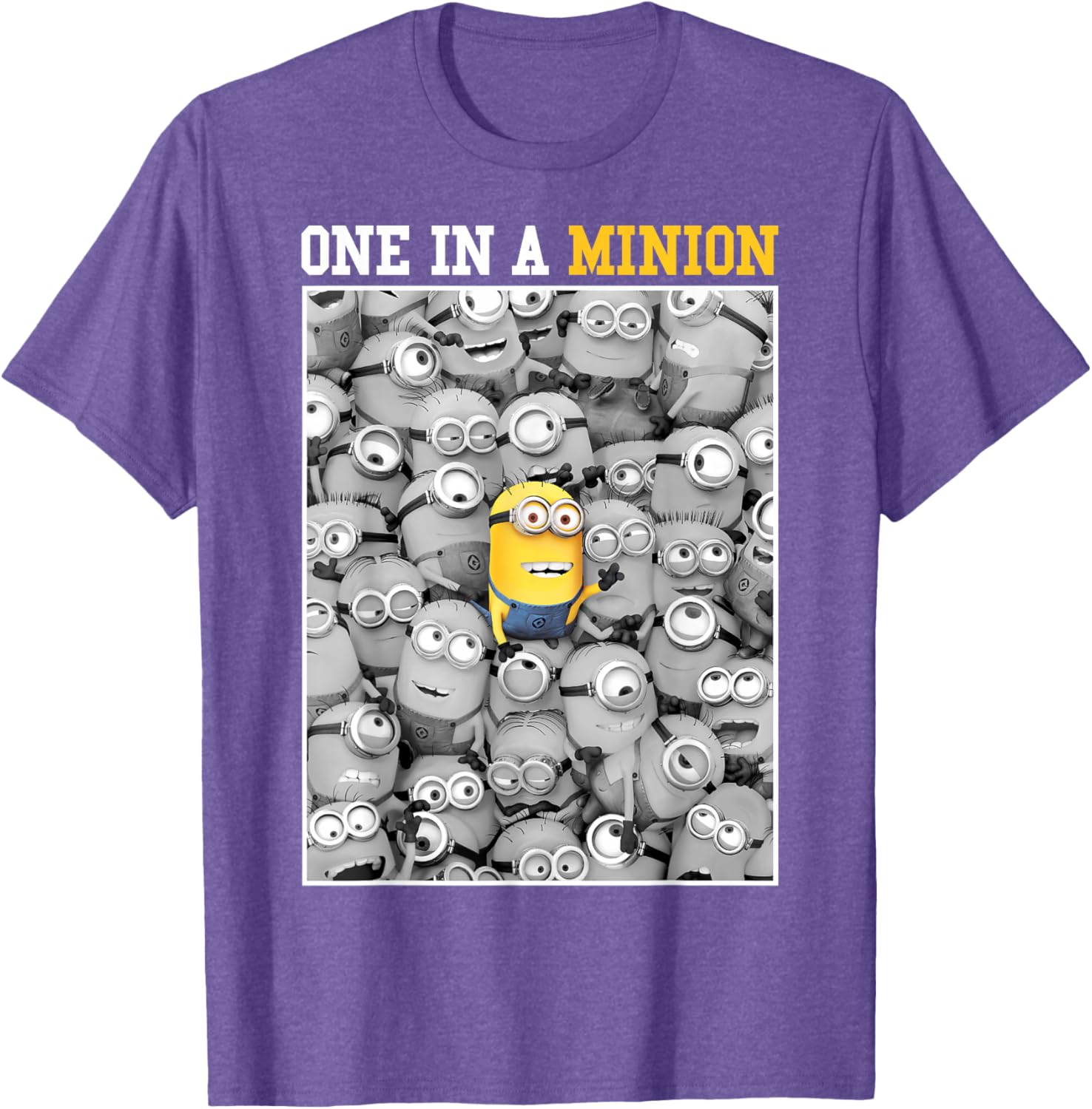 Despicable Me Minions One In A Minion Color Pop Portrait T-Shirt - 2